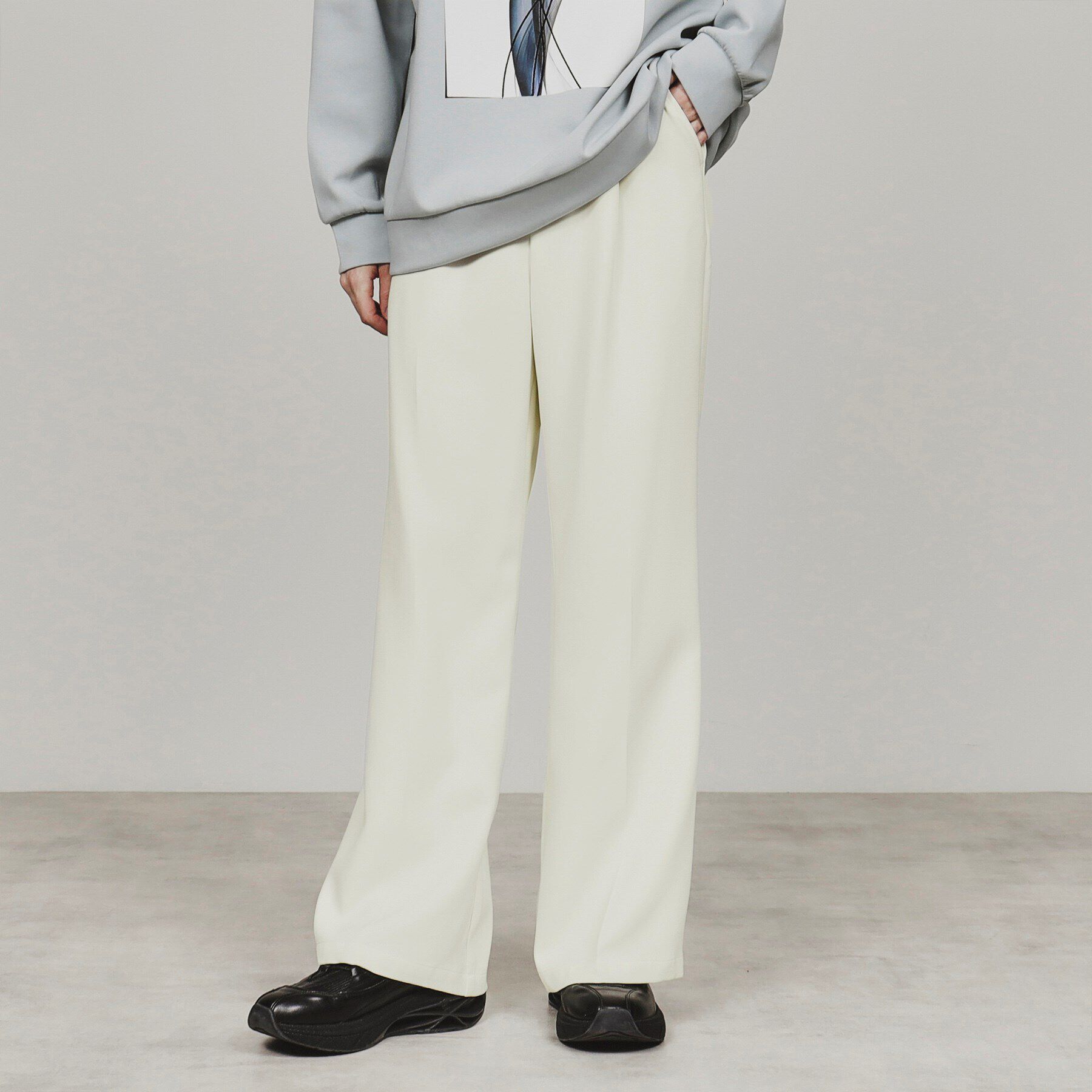 tk.TAKEO KIKUCHI「ダブルクロスフレアパンツ」|その他|