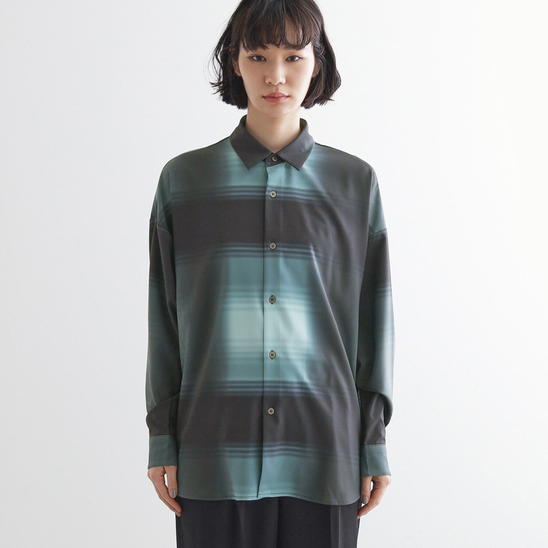 tk.TAKEO KIKUCHI「グラデオンブレーチェックシャツ」|シャツ・ブラウス|
