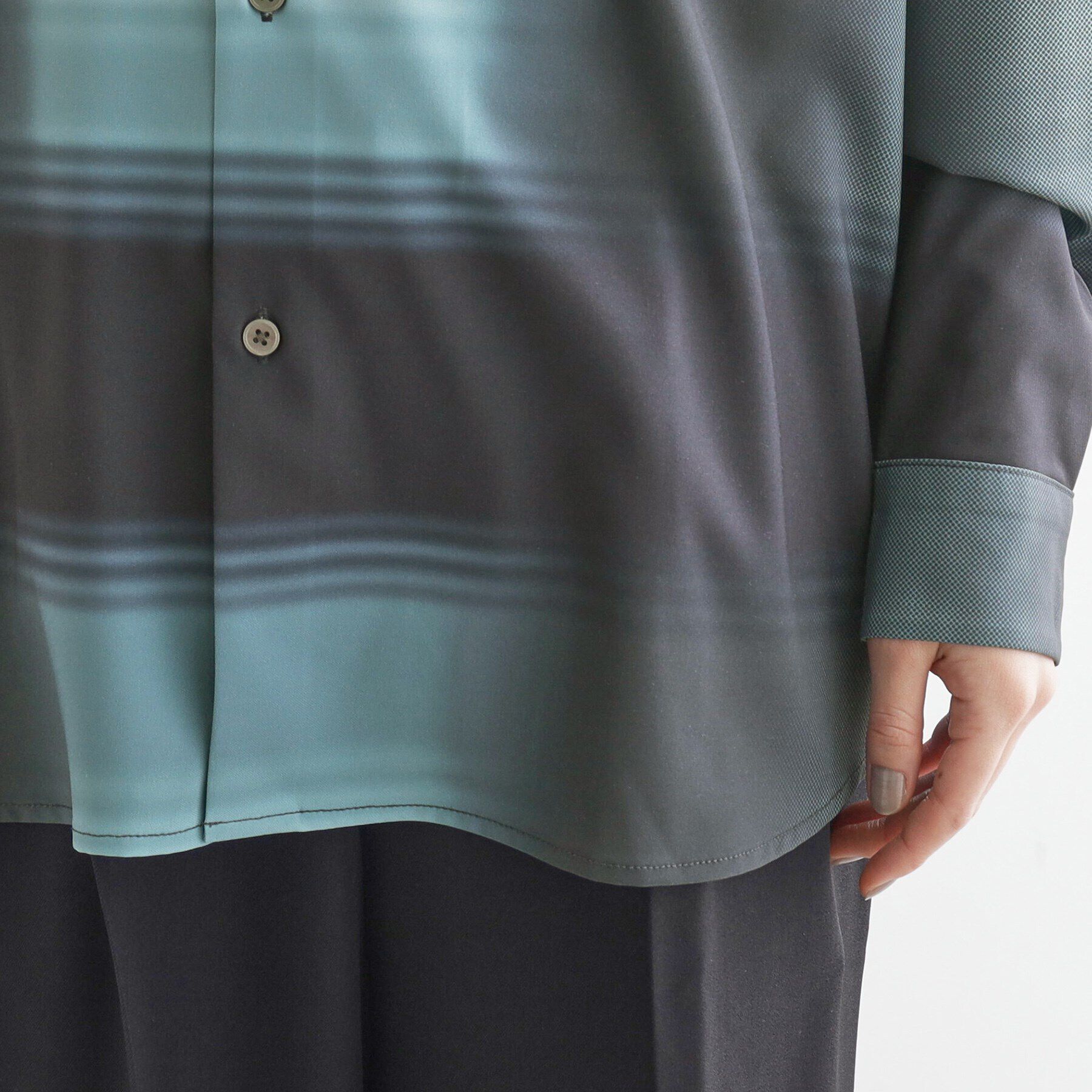 tk.TAKEO KIKUCHI「グラデオンブレーチェックシャツ」|シャツ・ブラウス|