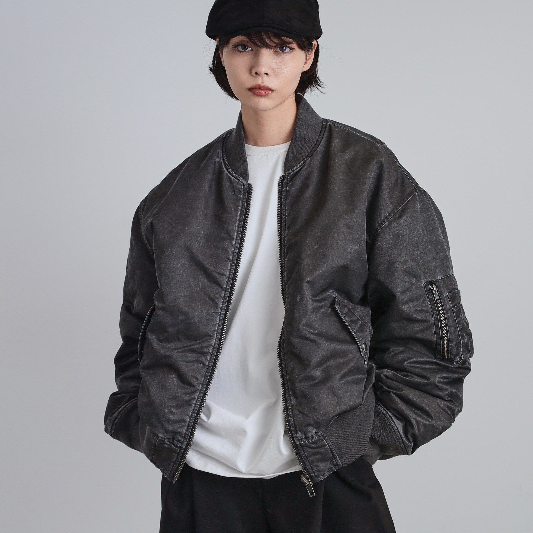 tk.TAKEO KIKUCHI「ヴィンテージライクMA‐1」|ブルゾン・スタジャン|