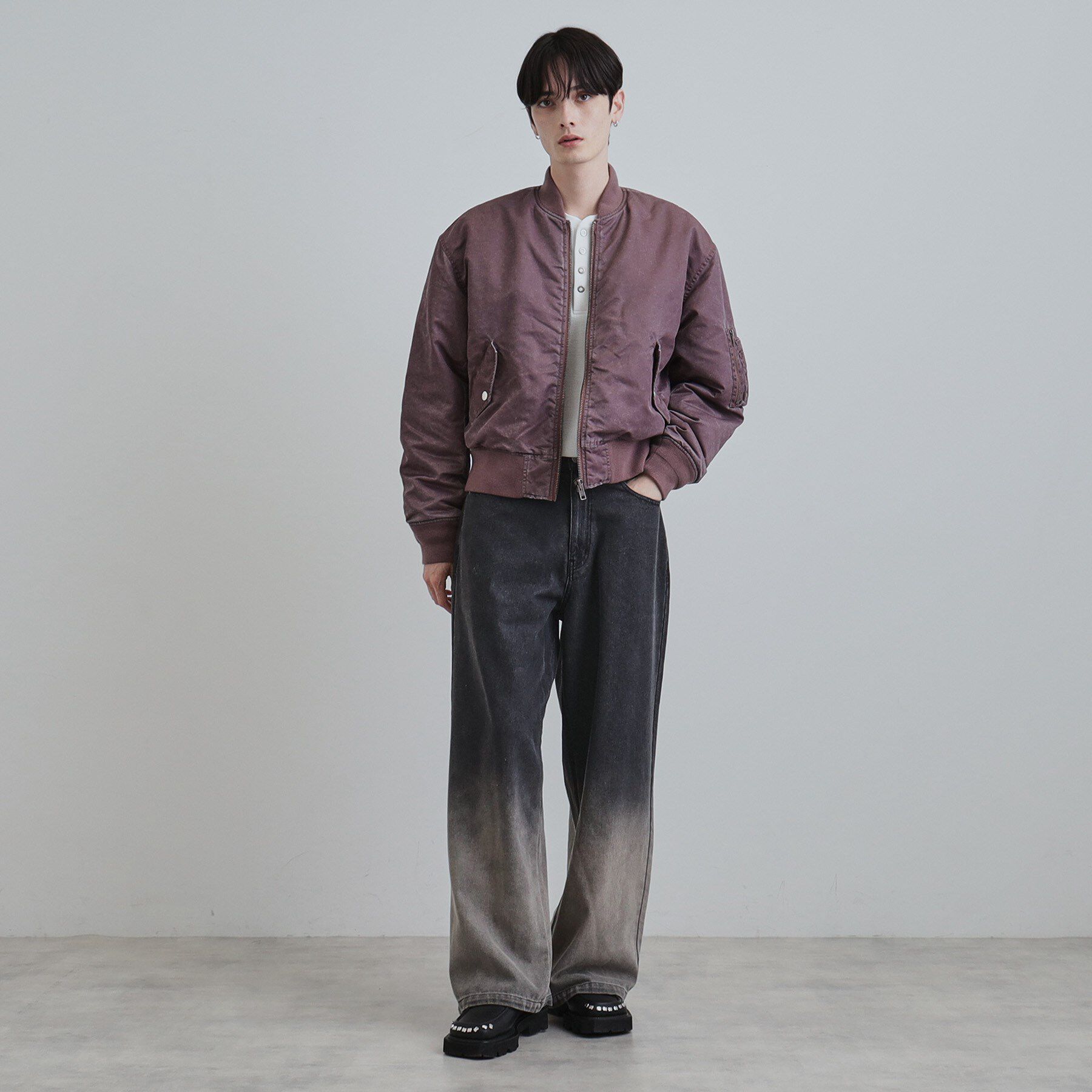 tk.TAKEO KIKUCHI「ヴィンテージライクMA‐1」|ブルゾン・スタジャン|
