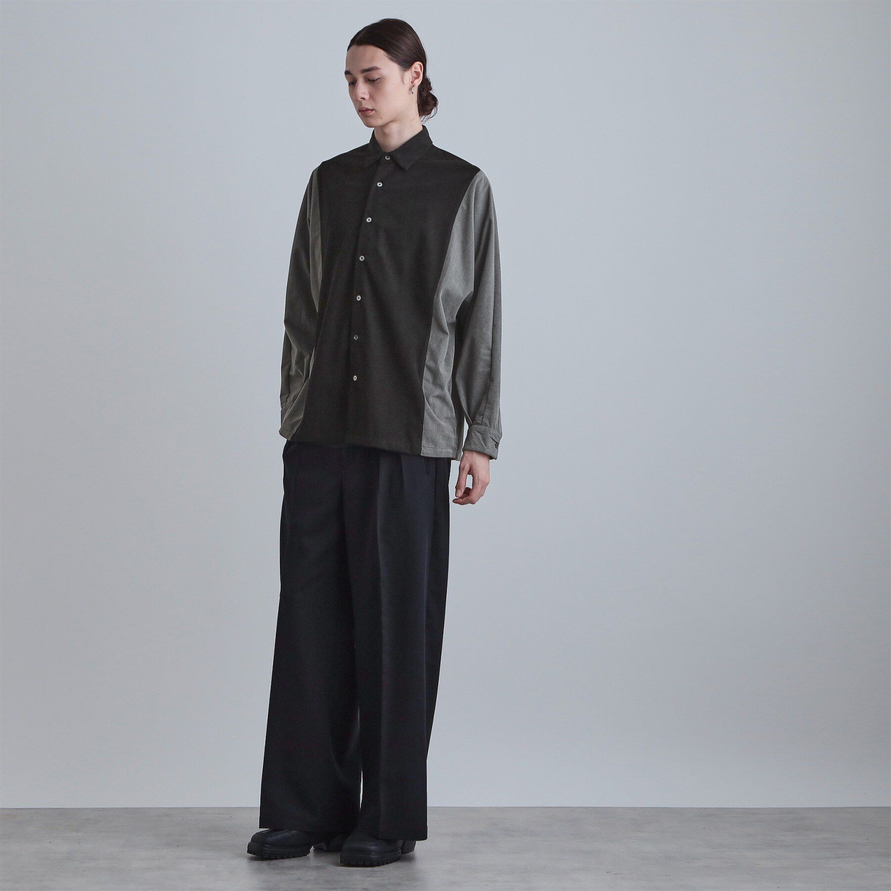 tk.TAKEO KIKUCHI「コーデュロイドルマンシャツ」|シャツ・ブラウス|