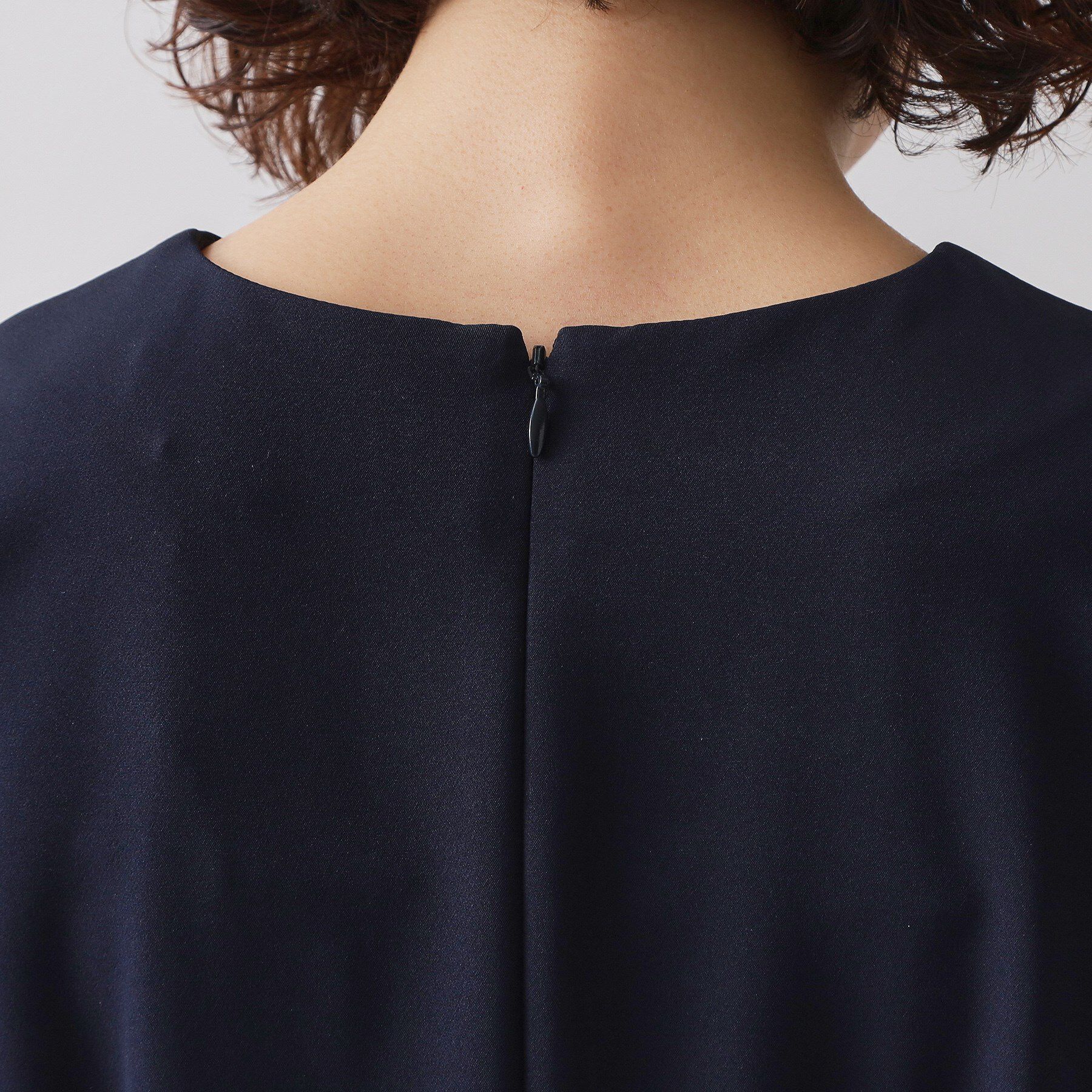 OPAQUE.CLIP「≪通勤・セレモニー対応≫フィットアンドフレアワンピースダブルクロス【洗濯機OK】」|ワンピース|