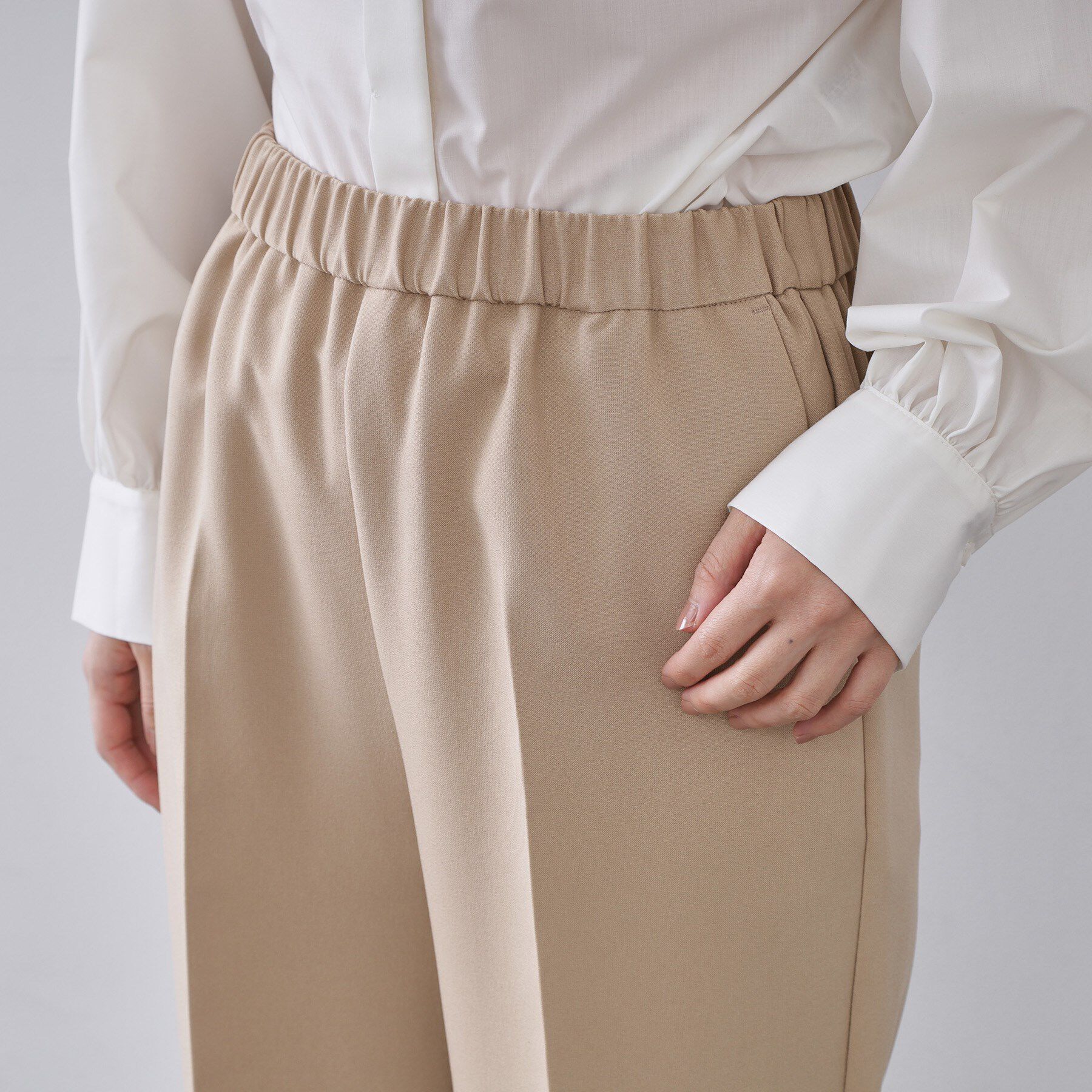 OPAQUE.CLIP「イージーフレアパンツ【洗濯機OK】」|その他|