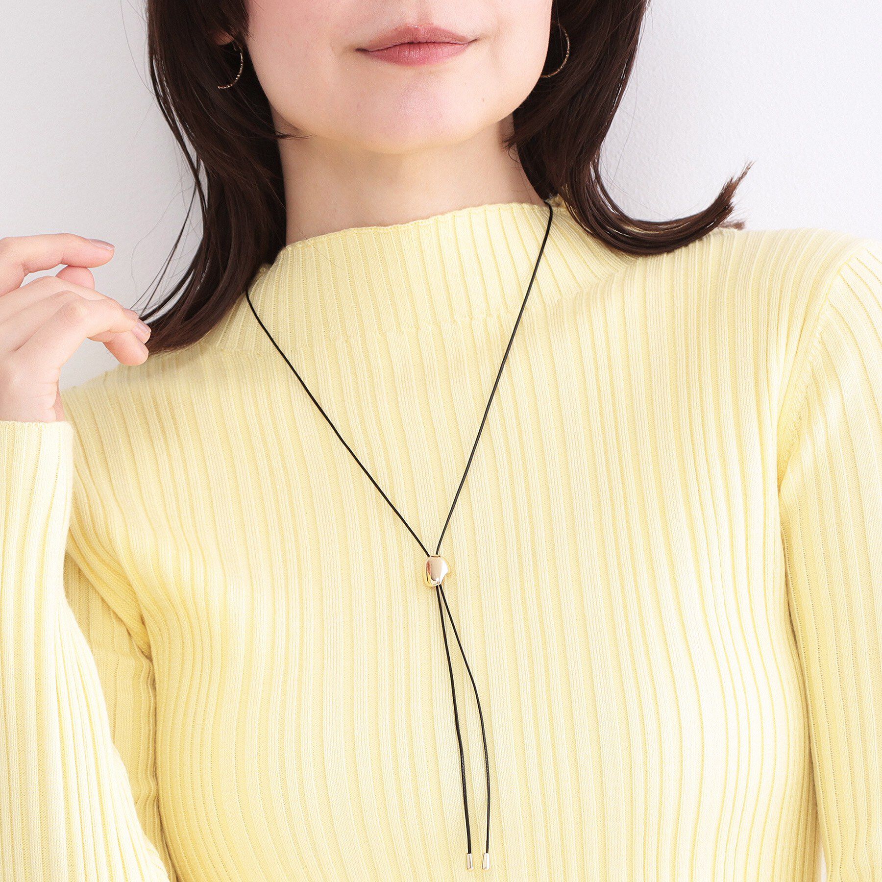 OPAQUE.CLIP「メタルパーツ スライドネックレス」|ネックレス|