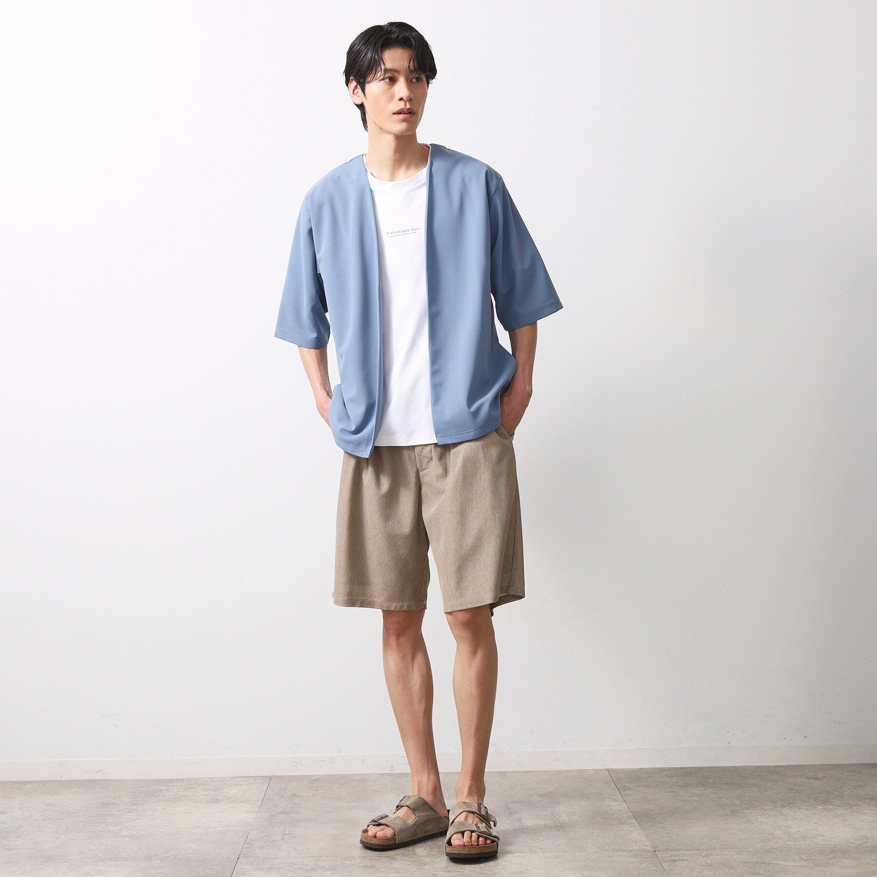 THE SHOP TK「シャリルジャージショートパンツ 洗濯機OK/吸水速乾/イージーケア/セットアップ可」|その他|