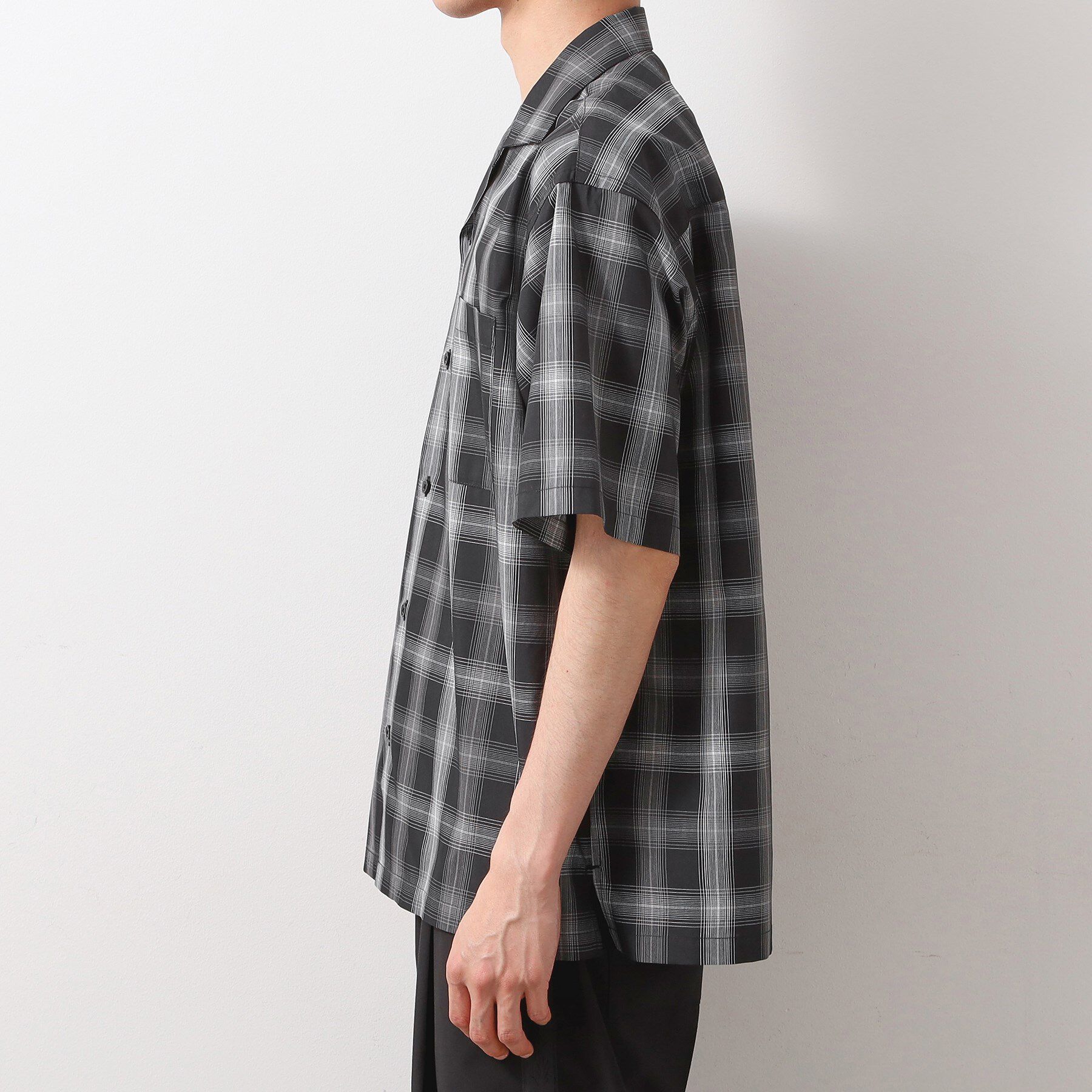 THE SHOP TK「オンブレチェック半袖シャツ 洗濯機OK」|シャツ・ブラウス|