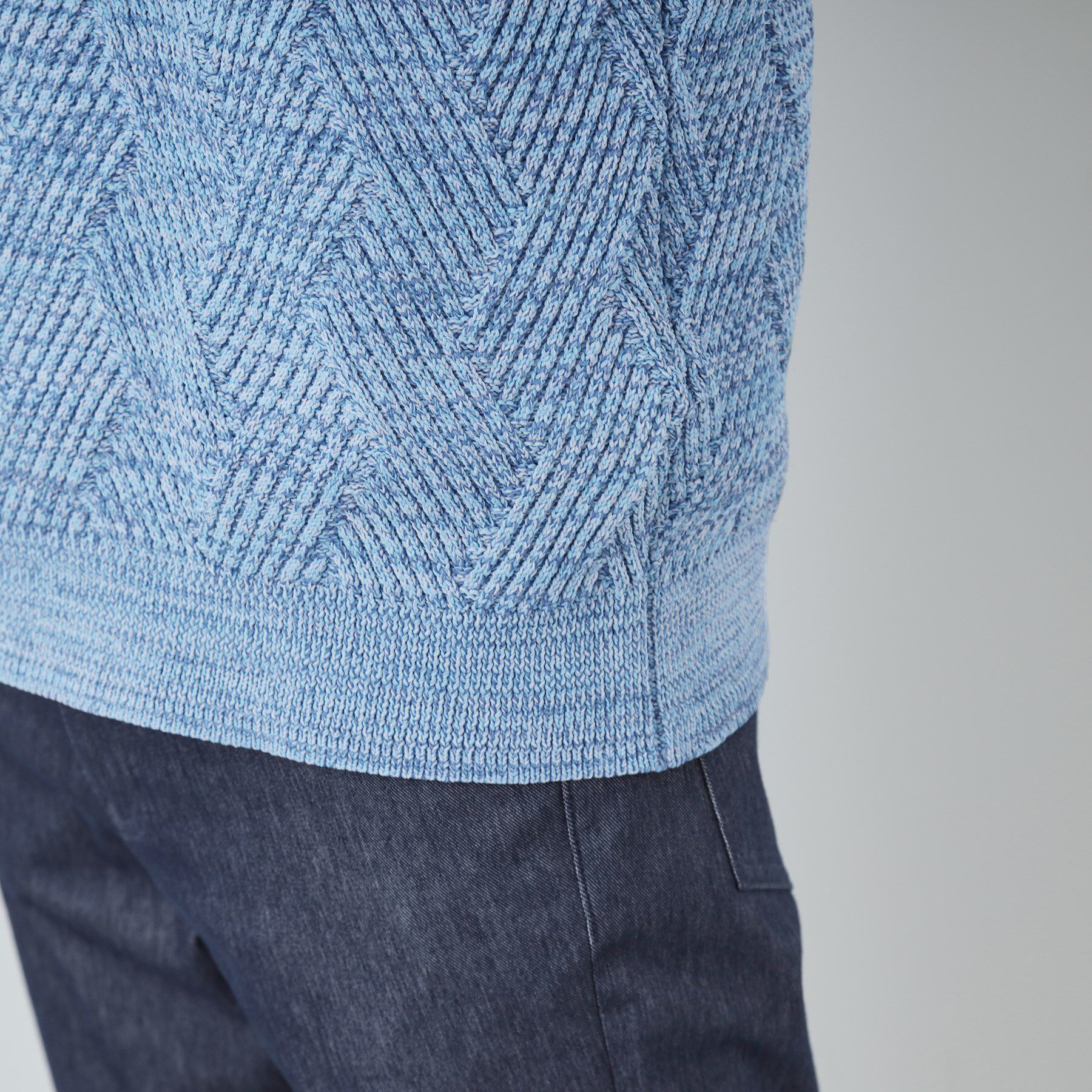 THE SHOP TK「【頑張りすぎないオシャレ】ミックスヤーンニット　洗濯機OK／軽量」|ニット・セーター|