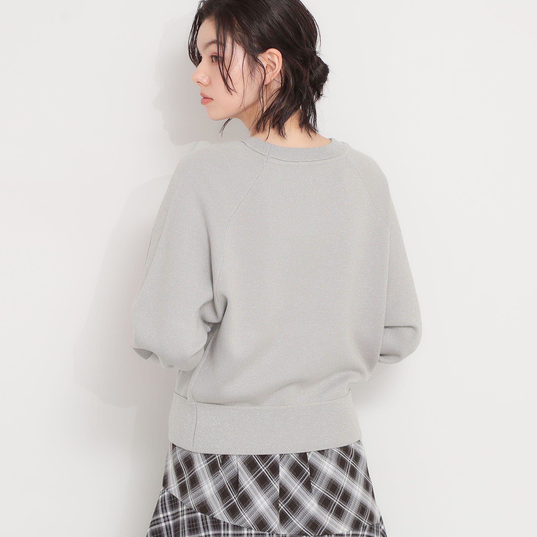 THE SHOP TK「【着丈が選べる】スウェットライクラメジャカードニット」|ニット・セーター|