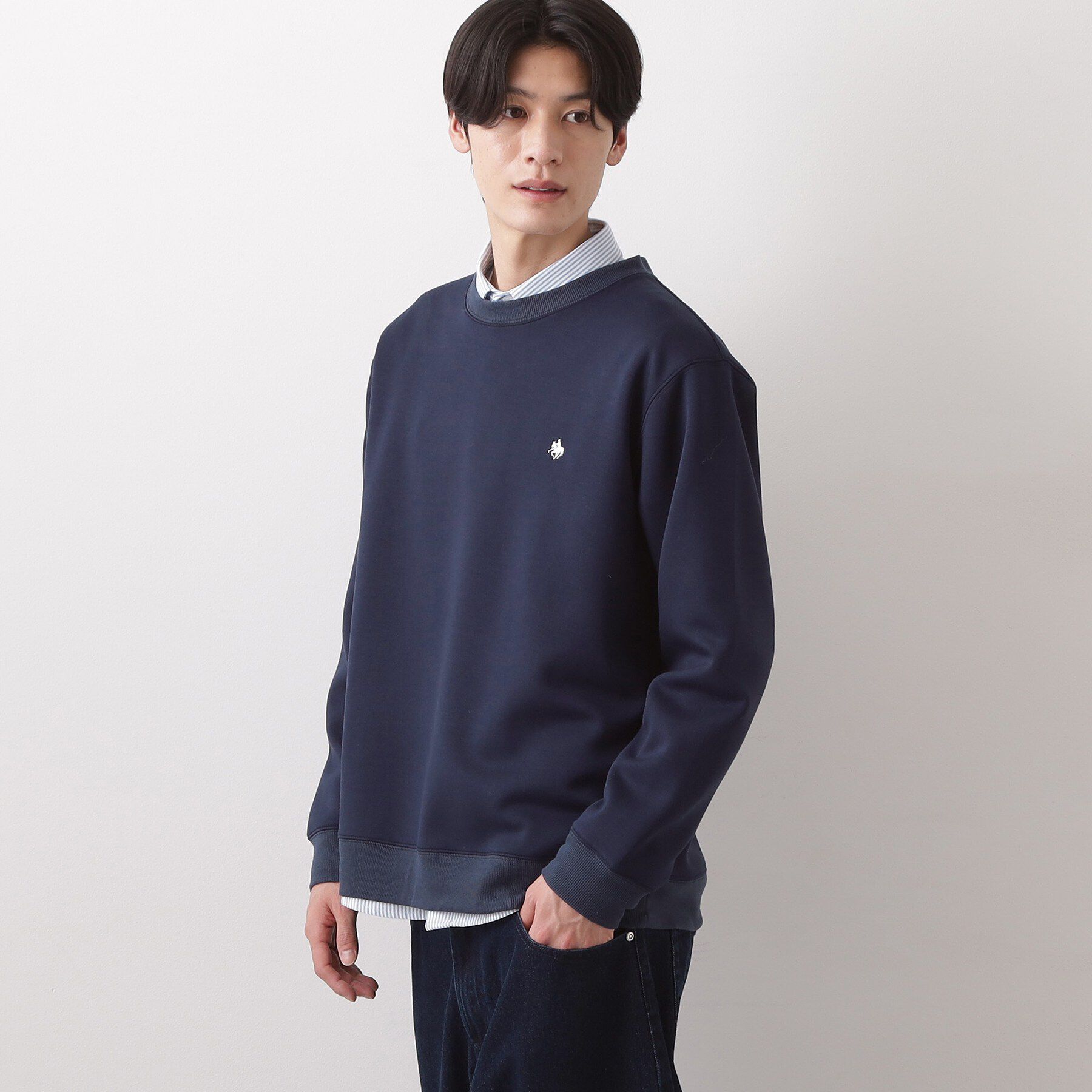 THE SHOP TK「POLO BCS ダンボールスウェット」|パーカー|
