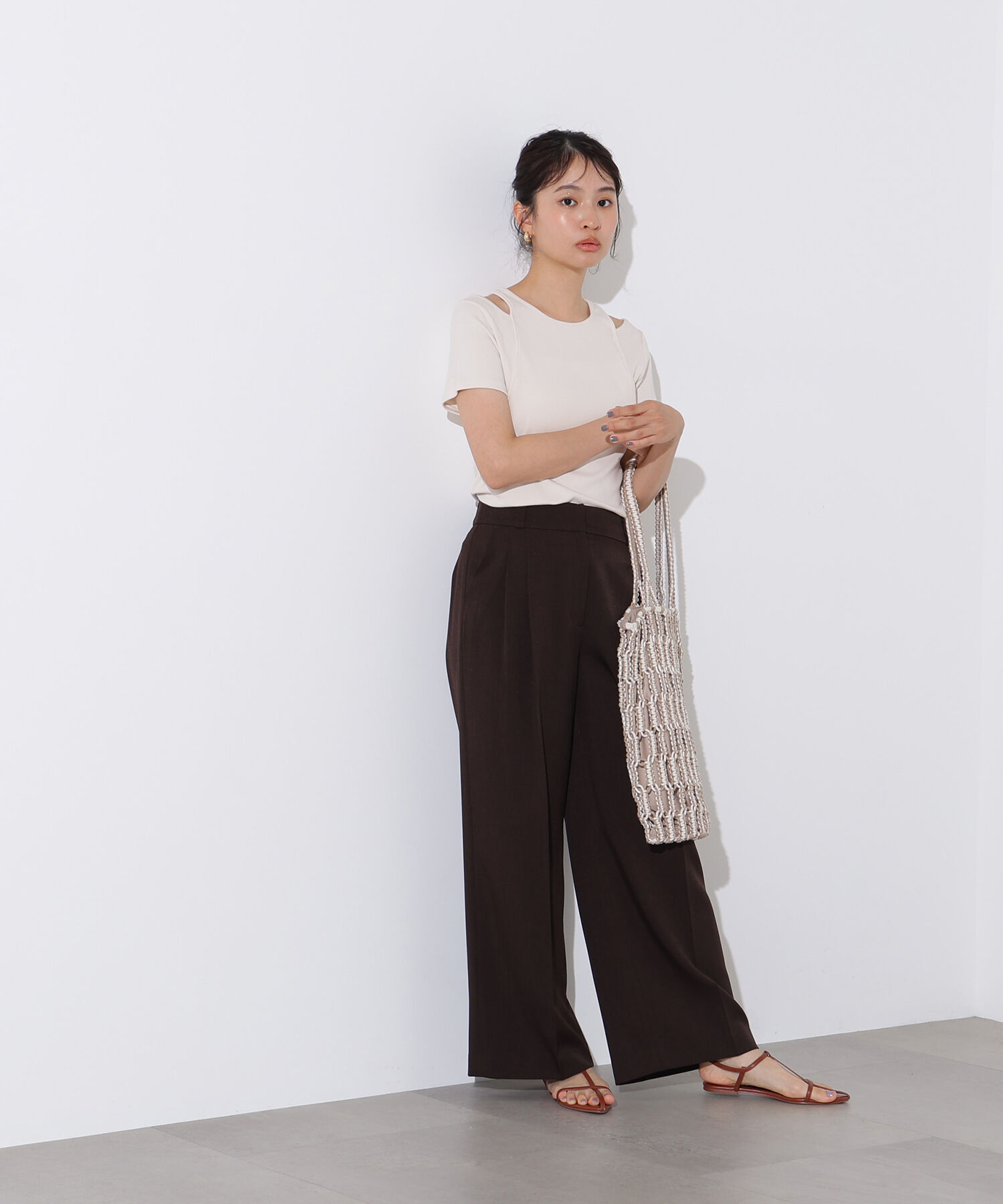  「タンクレイヤード風カットソー」|Tシャツ・カットソー|