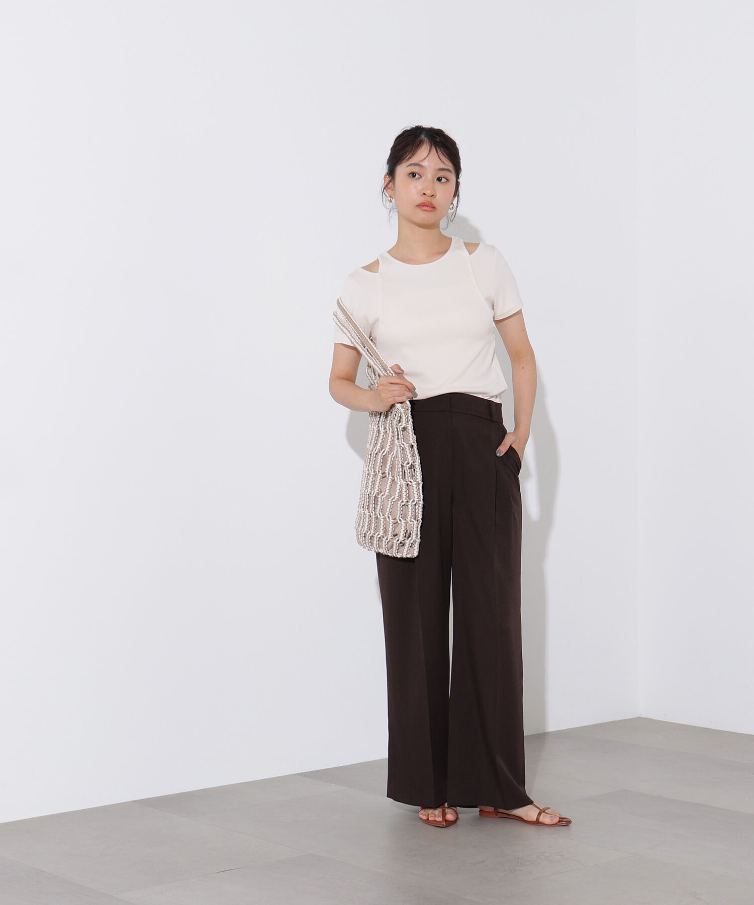  「タンクレイヤード風カットソー」|Tシャツ・カットソー|