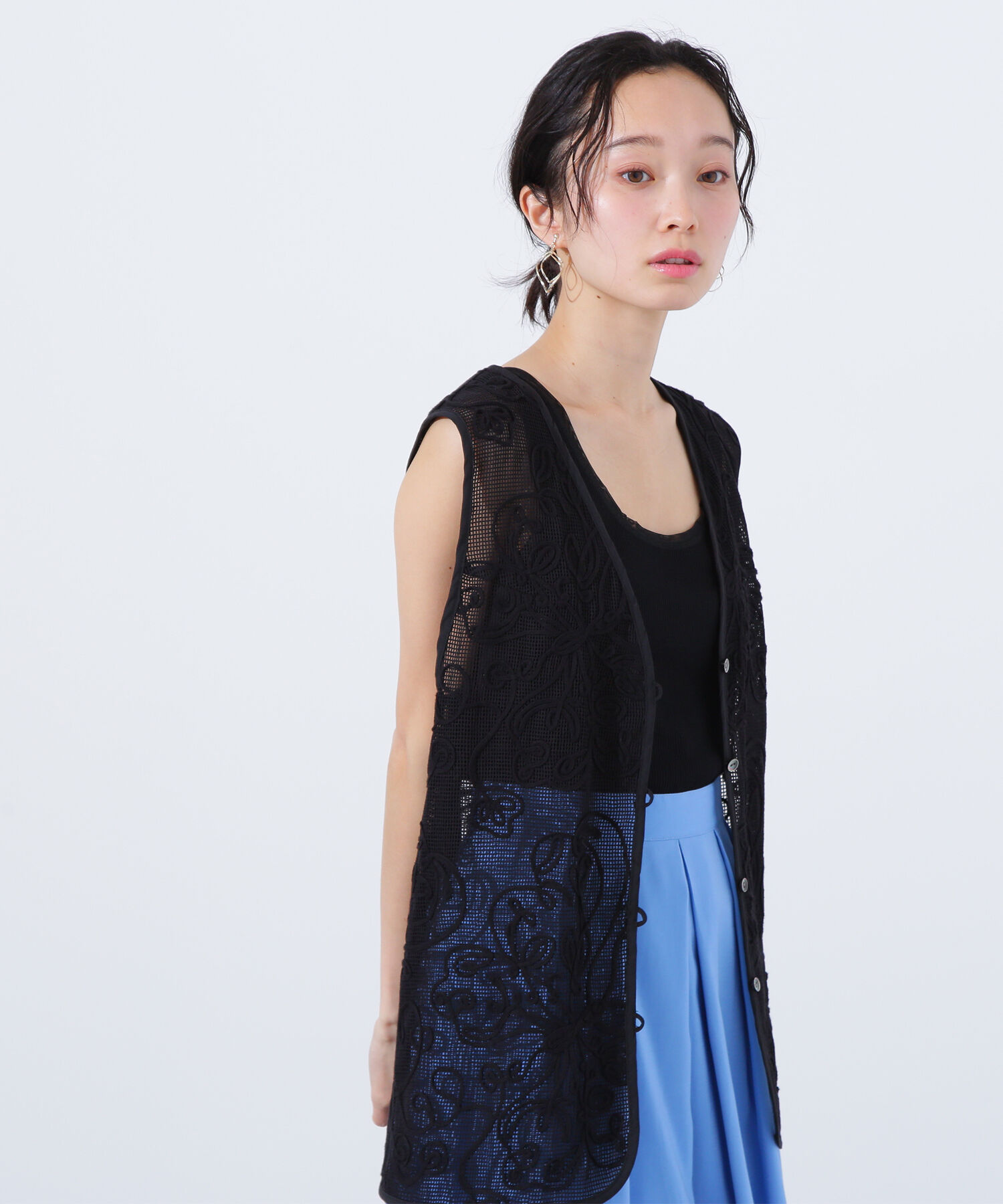  「シアートリムタンクトップ」|Tシャツ・カットソー|