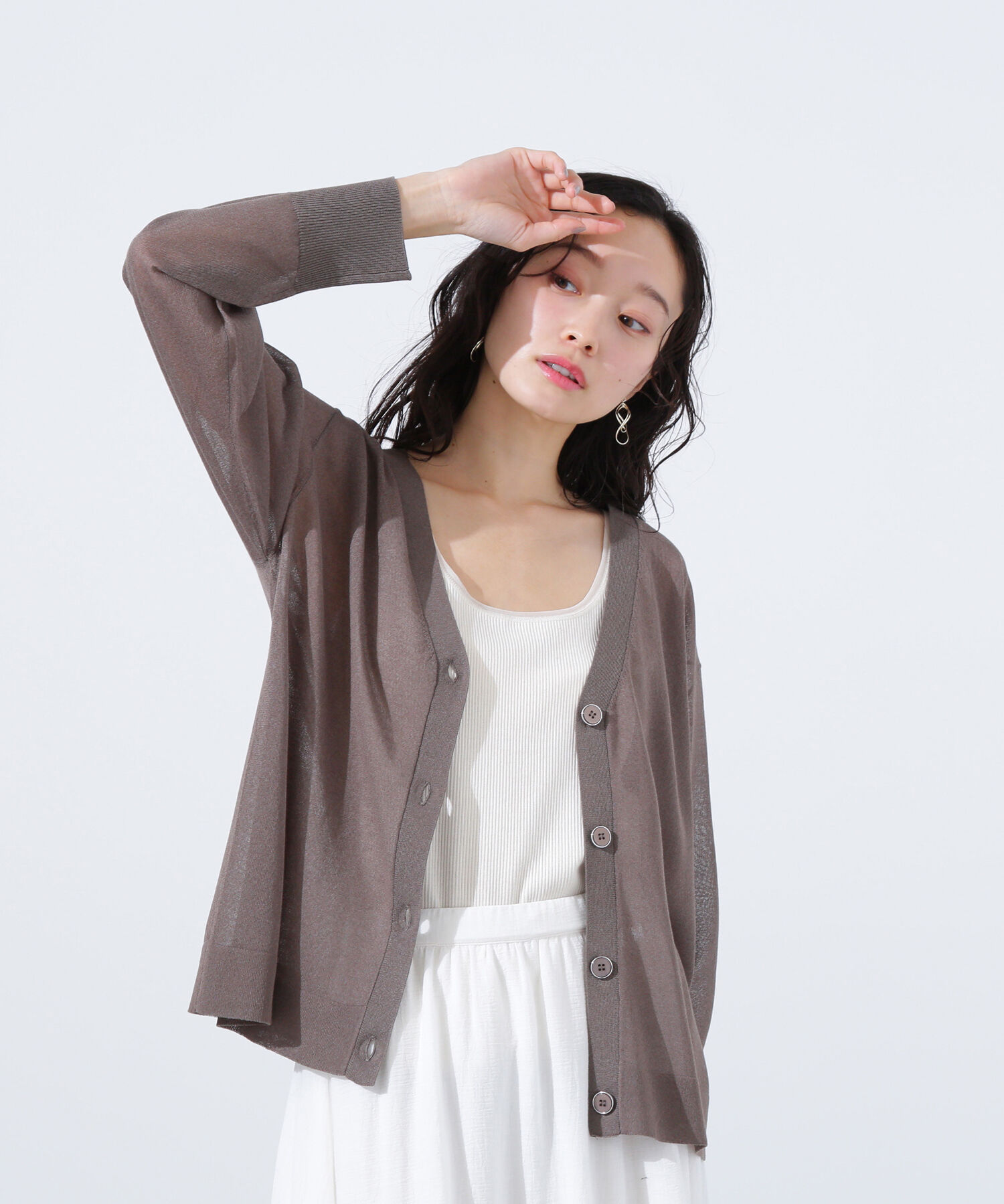  「シアートリムタンクトップ」|Tシャツ・カットソー|