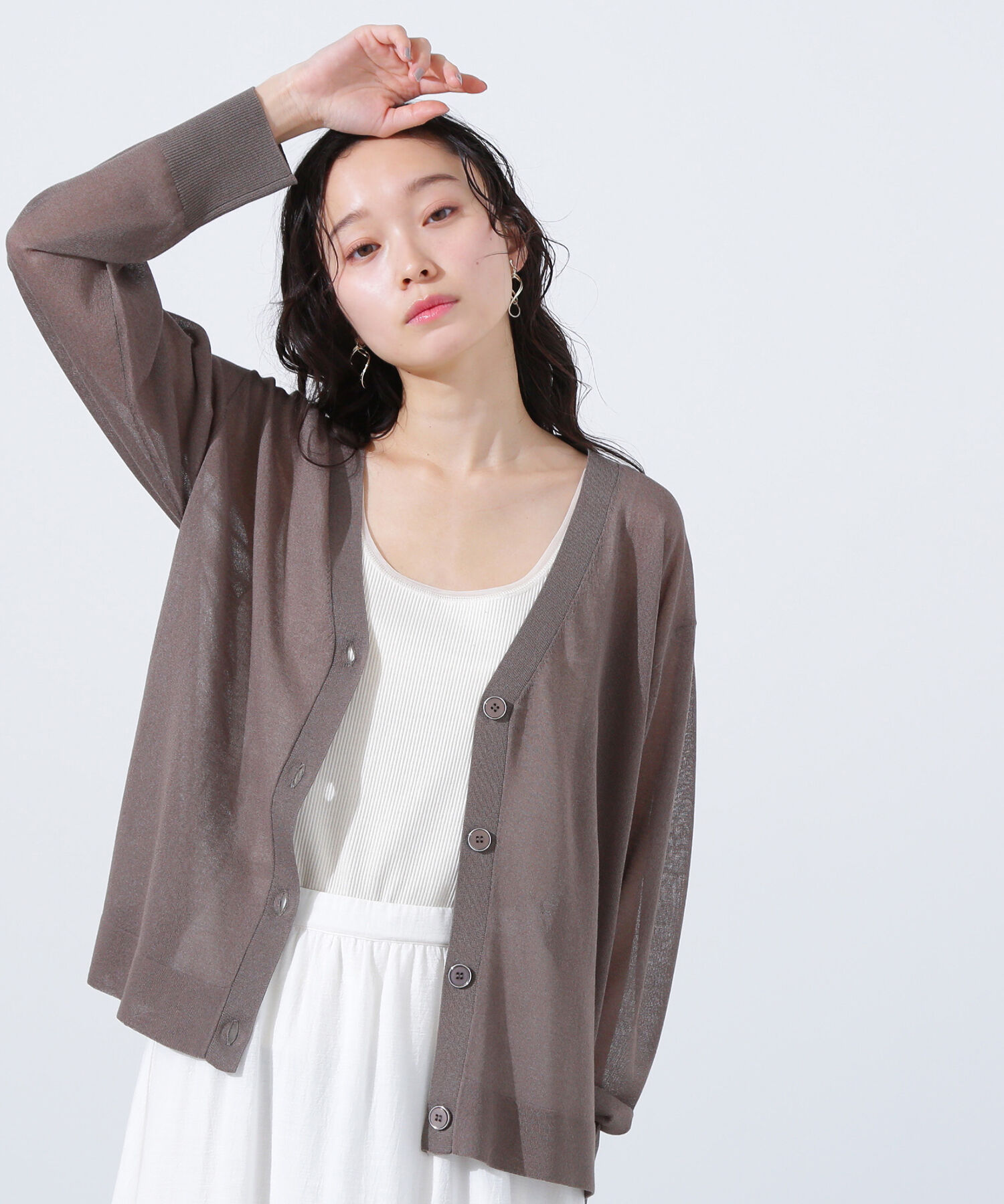  「シアートリムタンクトップ」|Tシャツ・カットソー|