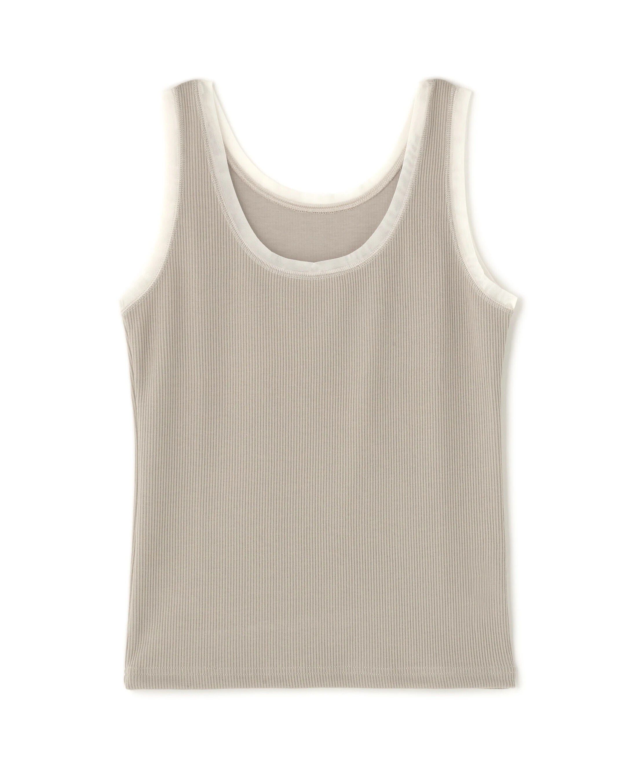  「シアートリムタンクトップ」|Tシャツ・カットソー|