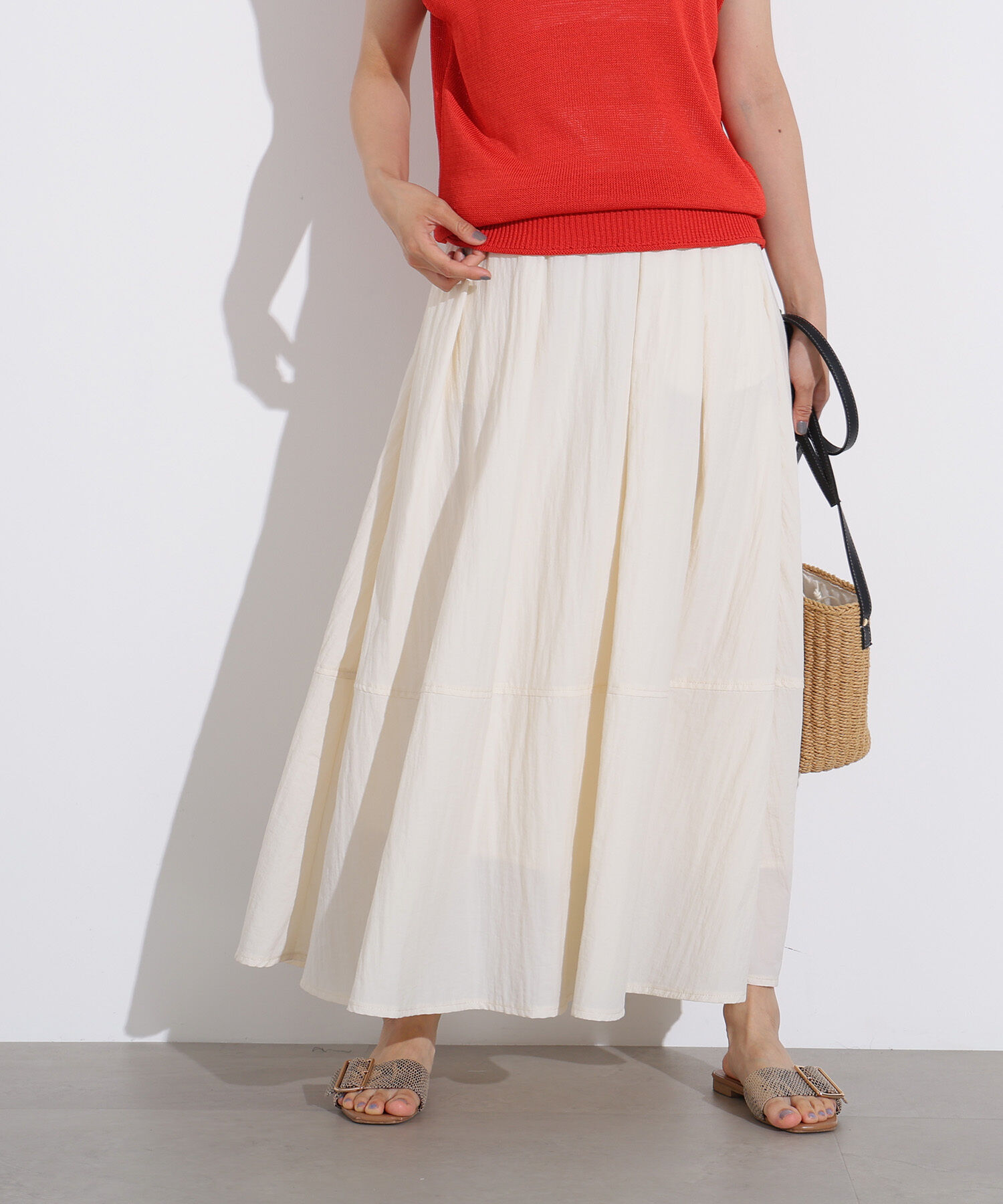  「ボリュームフレアスカート」|スカート|