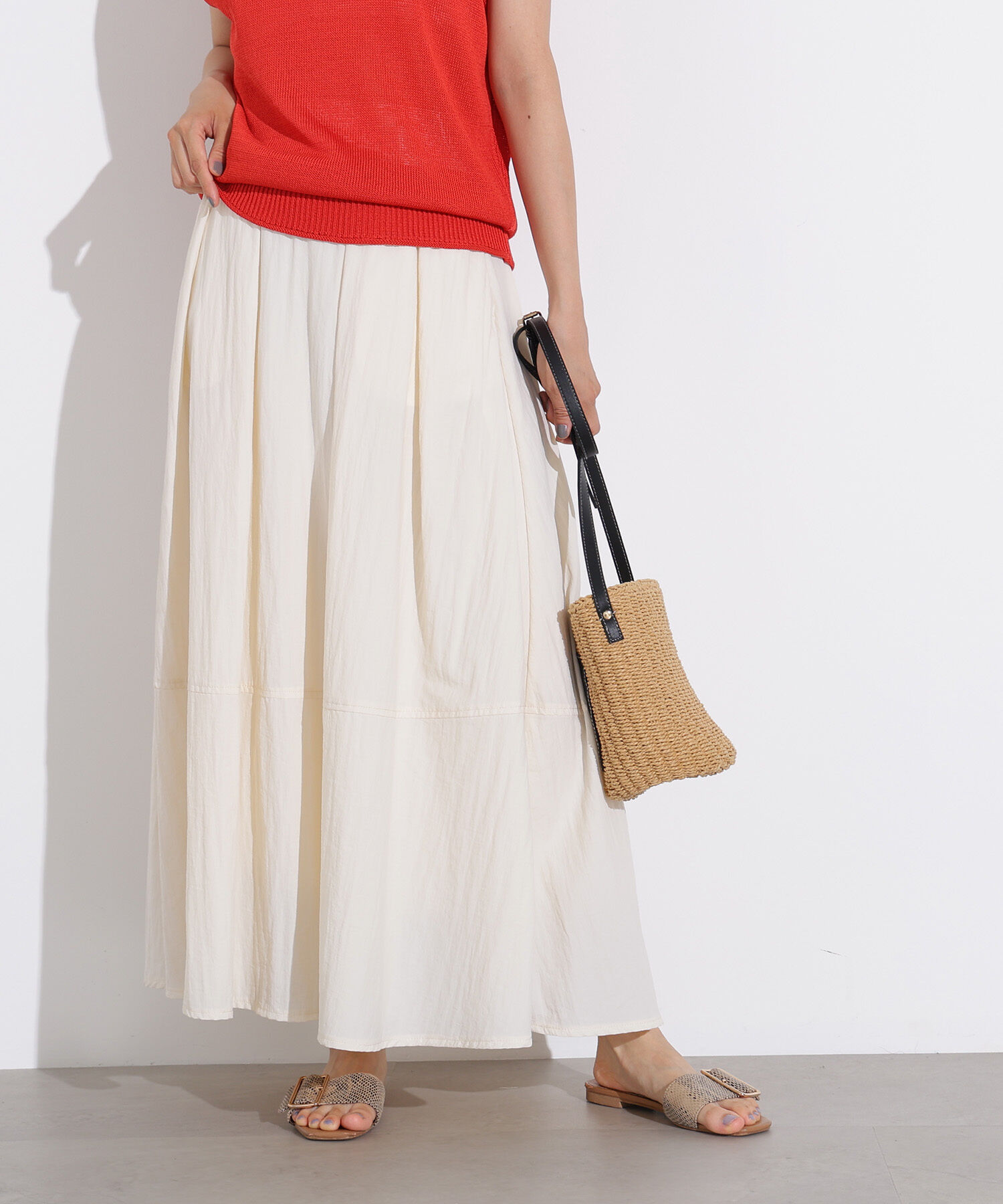  「ボリュームフレアスカート」|スカート|