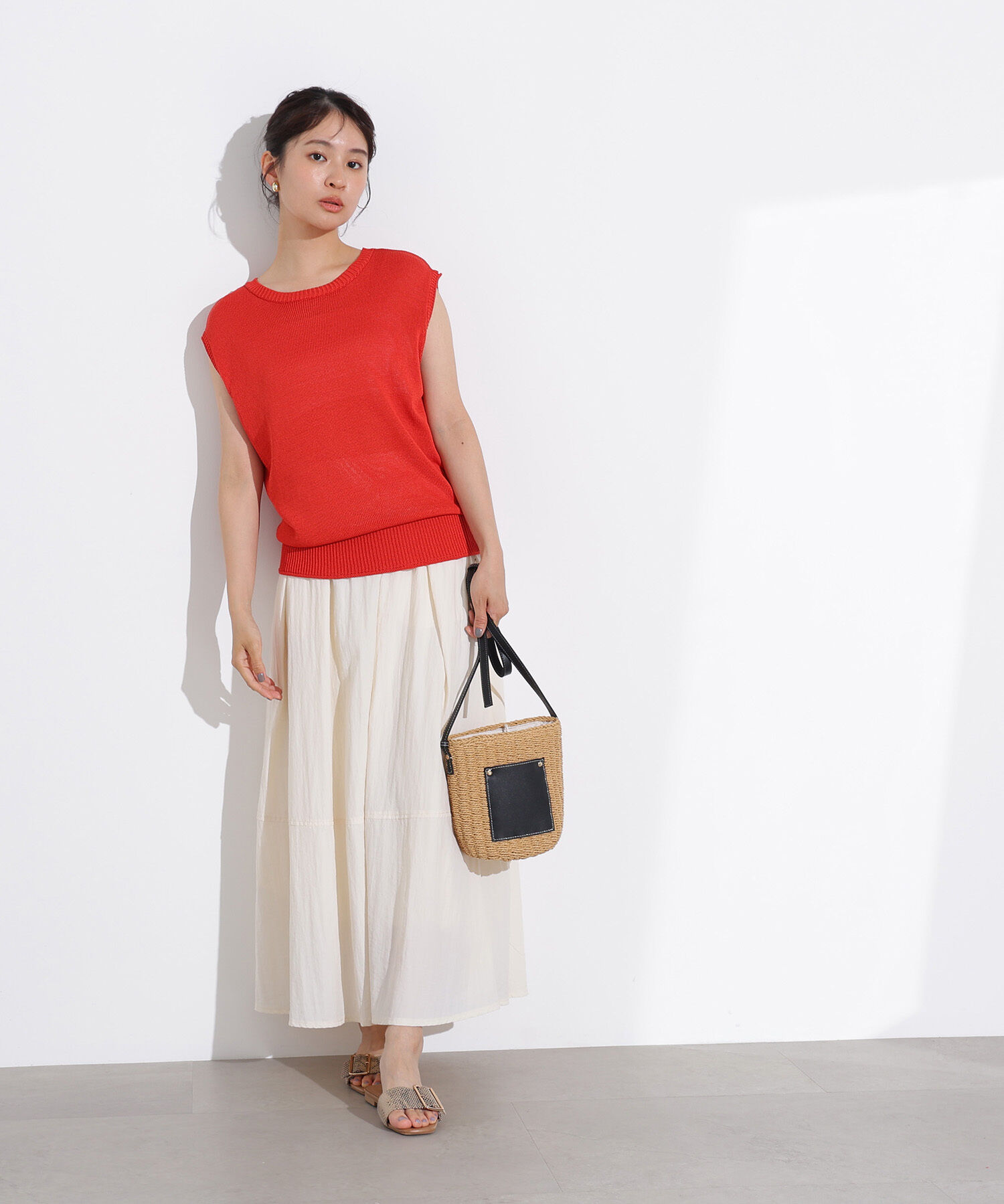  「ボリュームフレアスカート」|スカート|