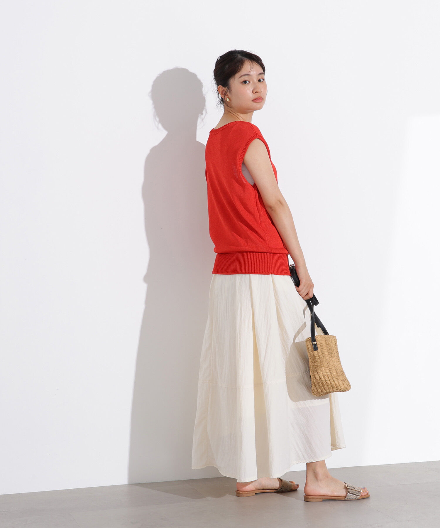  「ボリュームフレアスカート」|スカート|