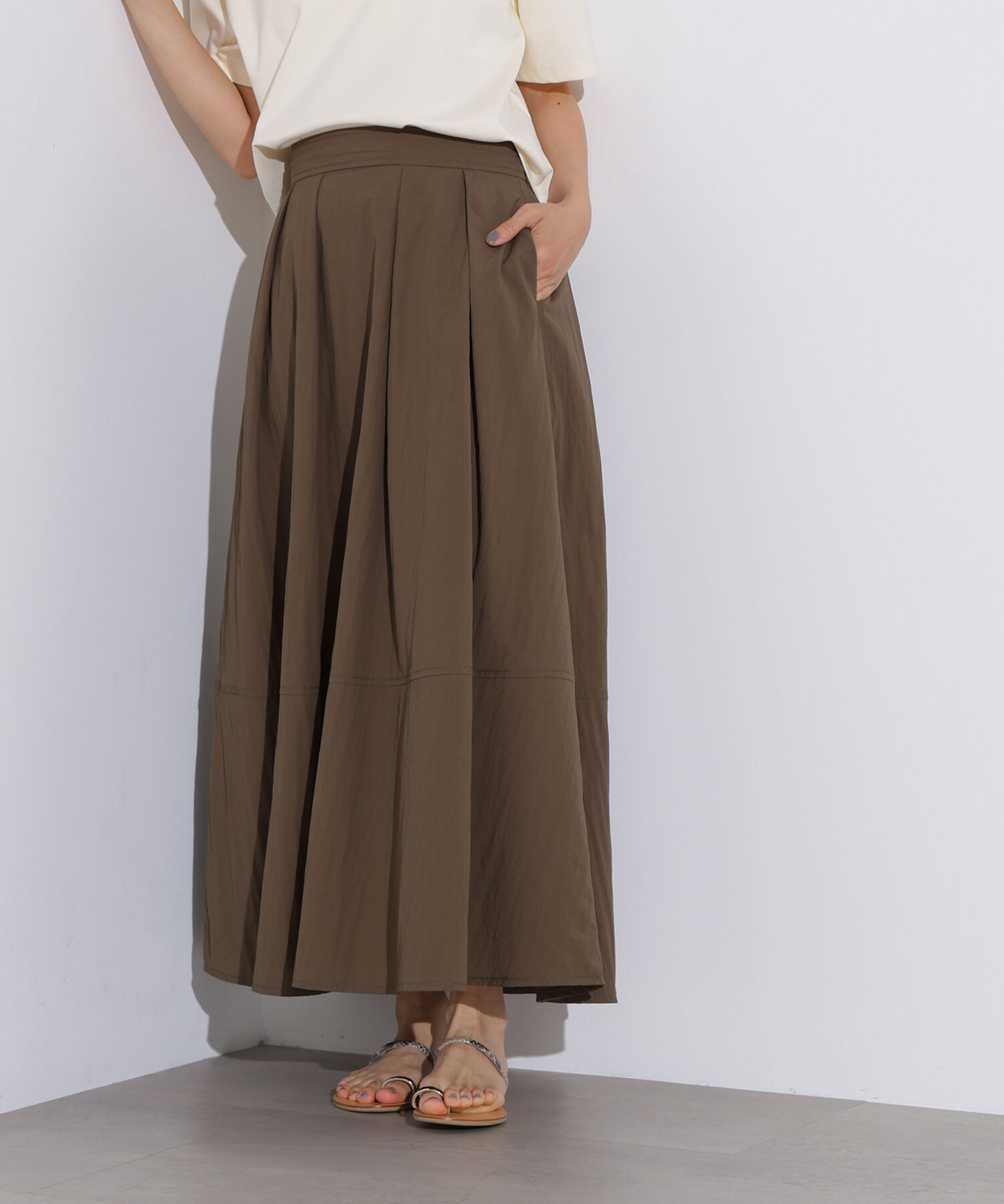  「ボリュームフレアスカート」|スカート|