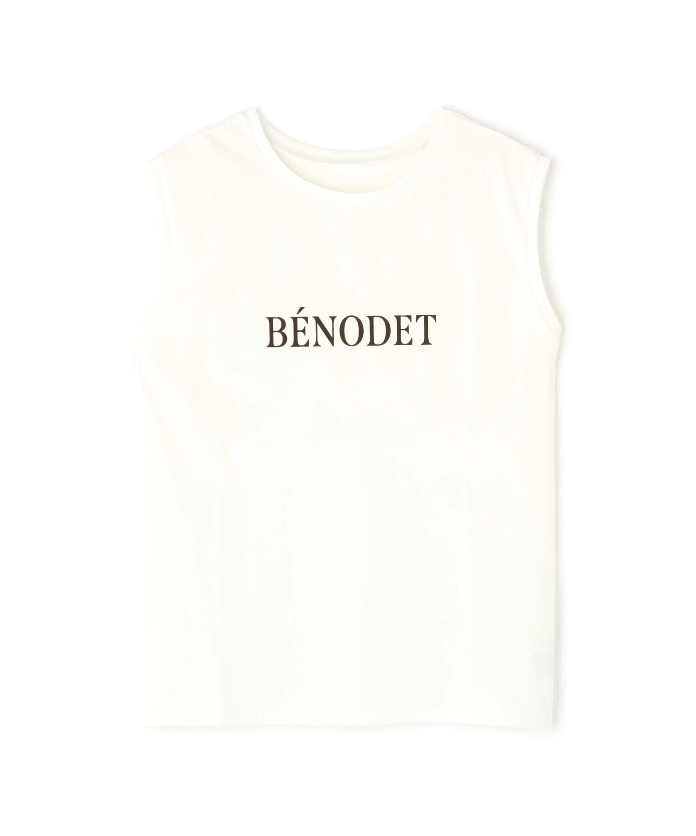  「フロッキープリントノースリーブTシャツ」|Tシャツ・カットソー|