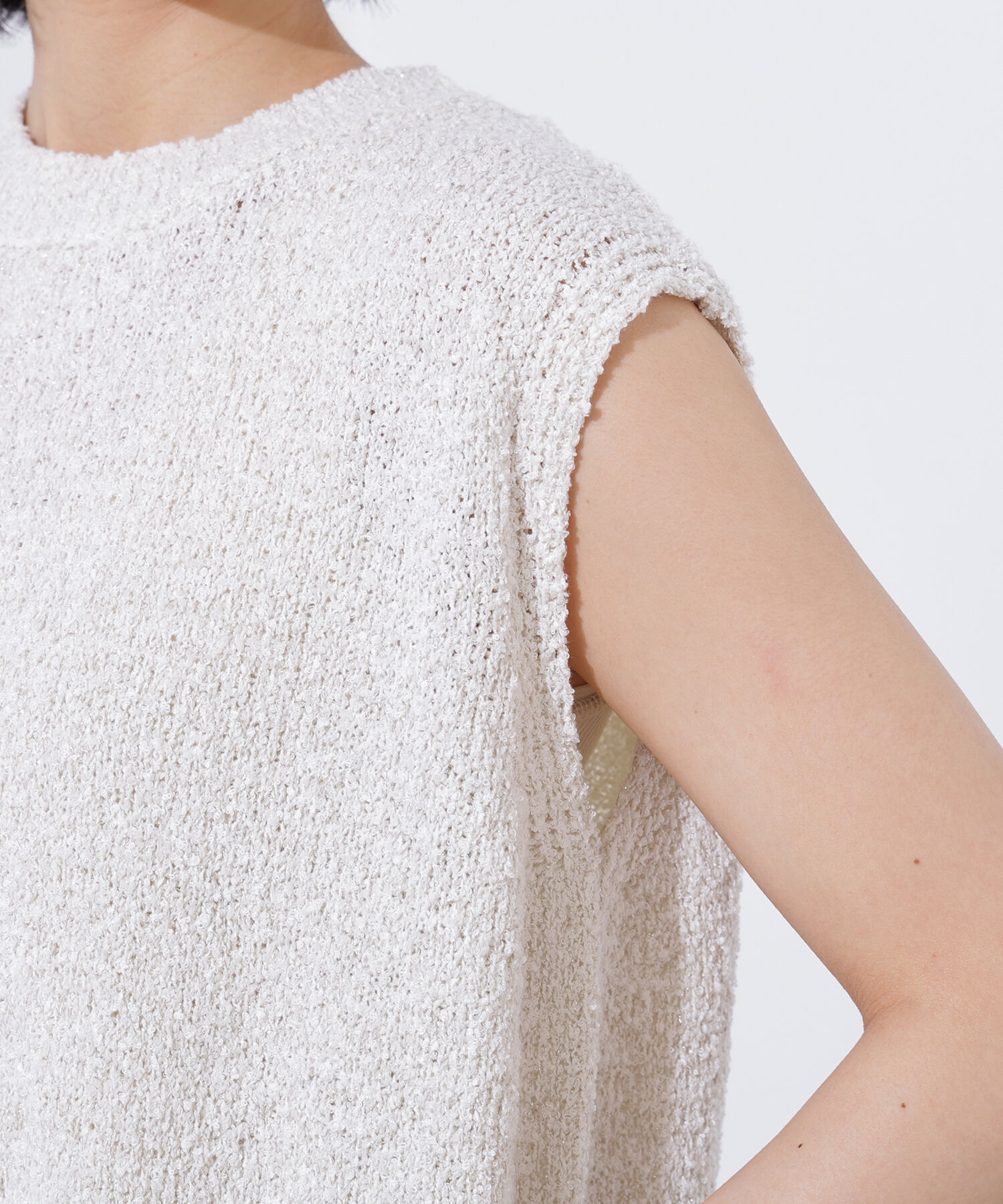  「ボクシーフレンチラメニット」|ニット・セーター|