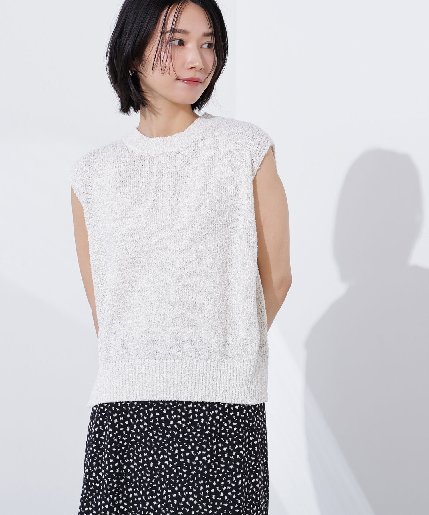  「ボクシーフレンチラメニット」|ニット・セーター|