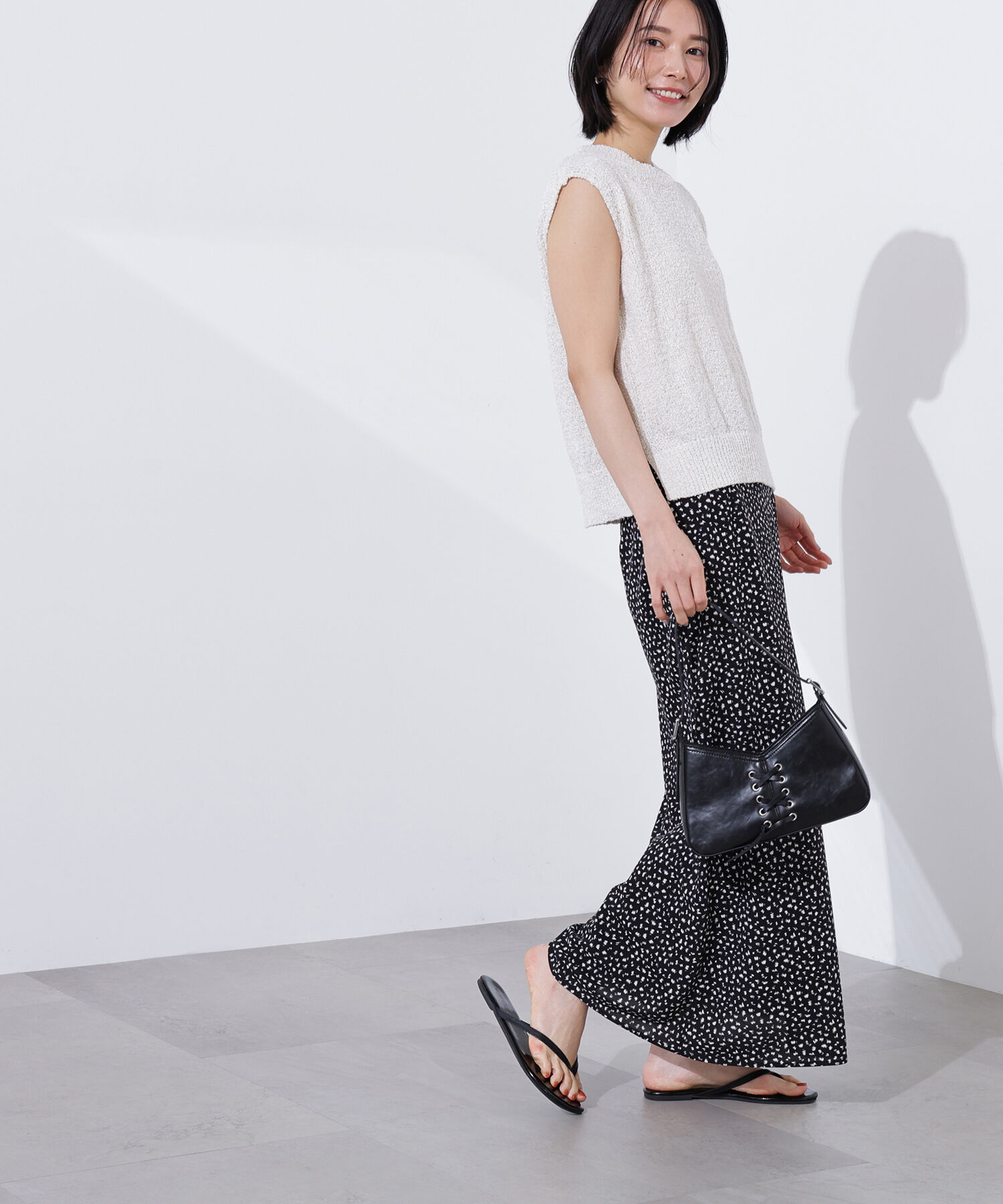  「ボクシーフレンチラメニット」|ニット・セーター|