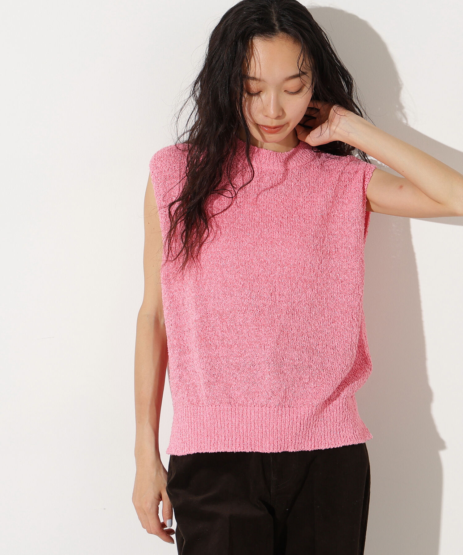  「ボクシーフレンチラメニット」|ニット・セーター|