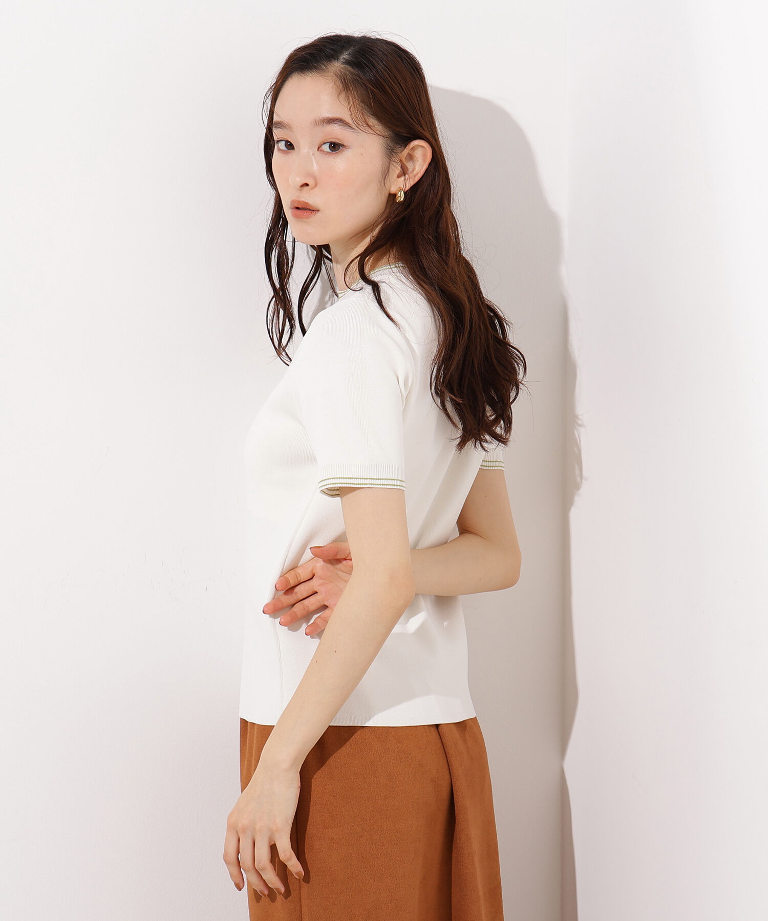  「ラインコンパクトニット」|ニット・セーター|