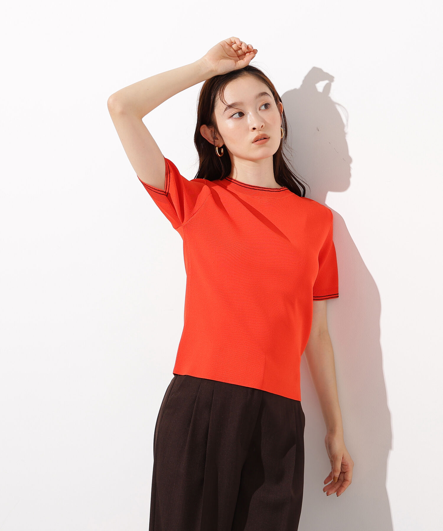  「ラインコンパクトニット」|ニット・セーター|