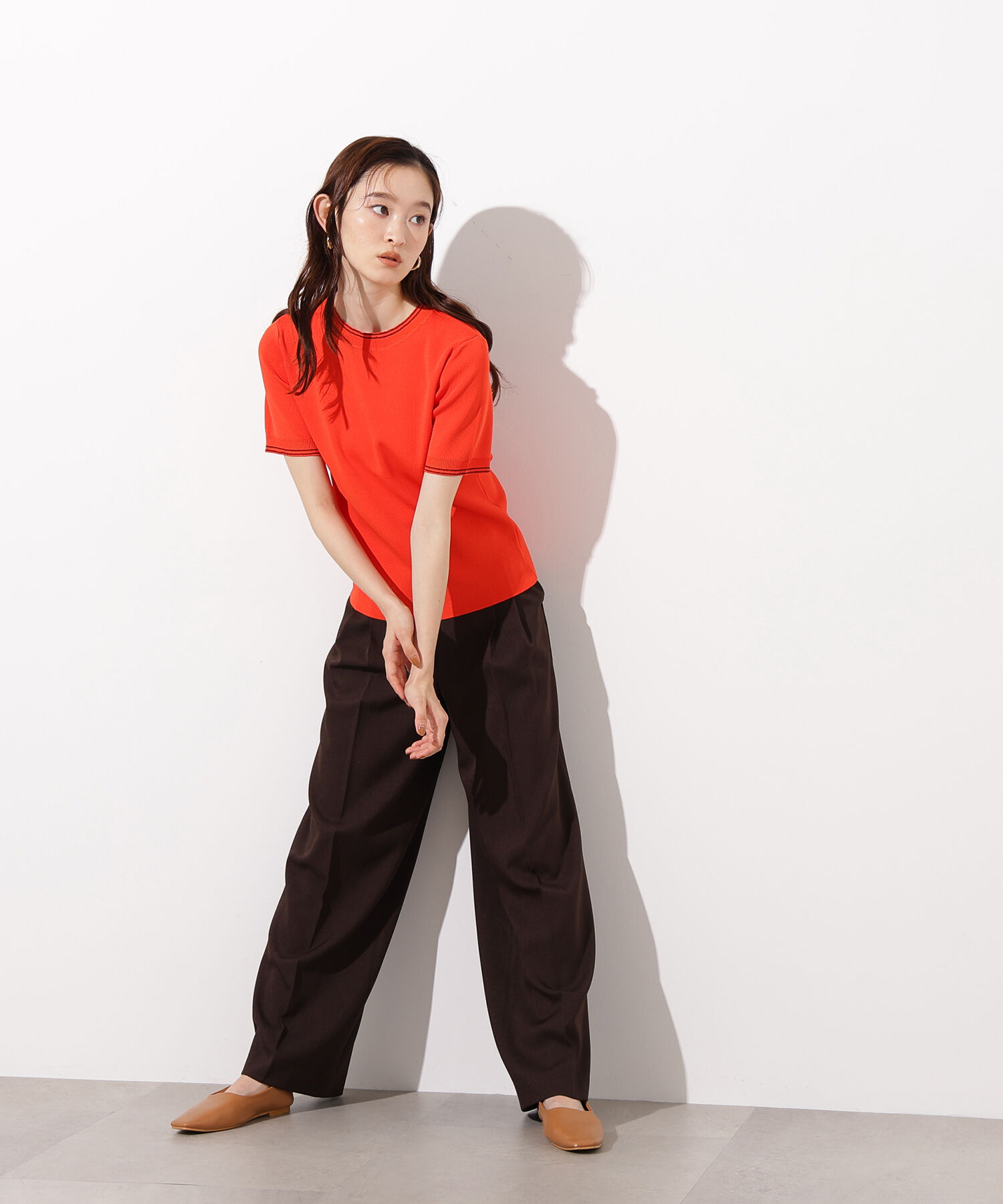  「ラインコンパクトニット」|ニット・セーター|