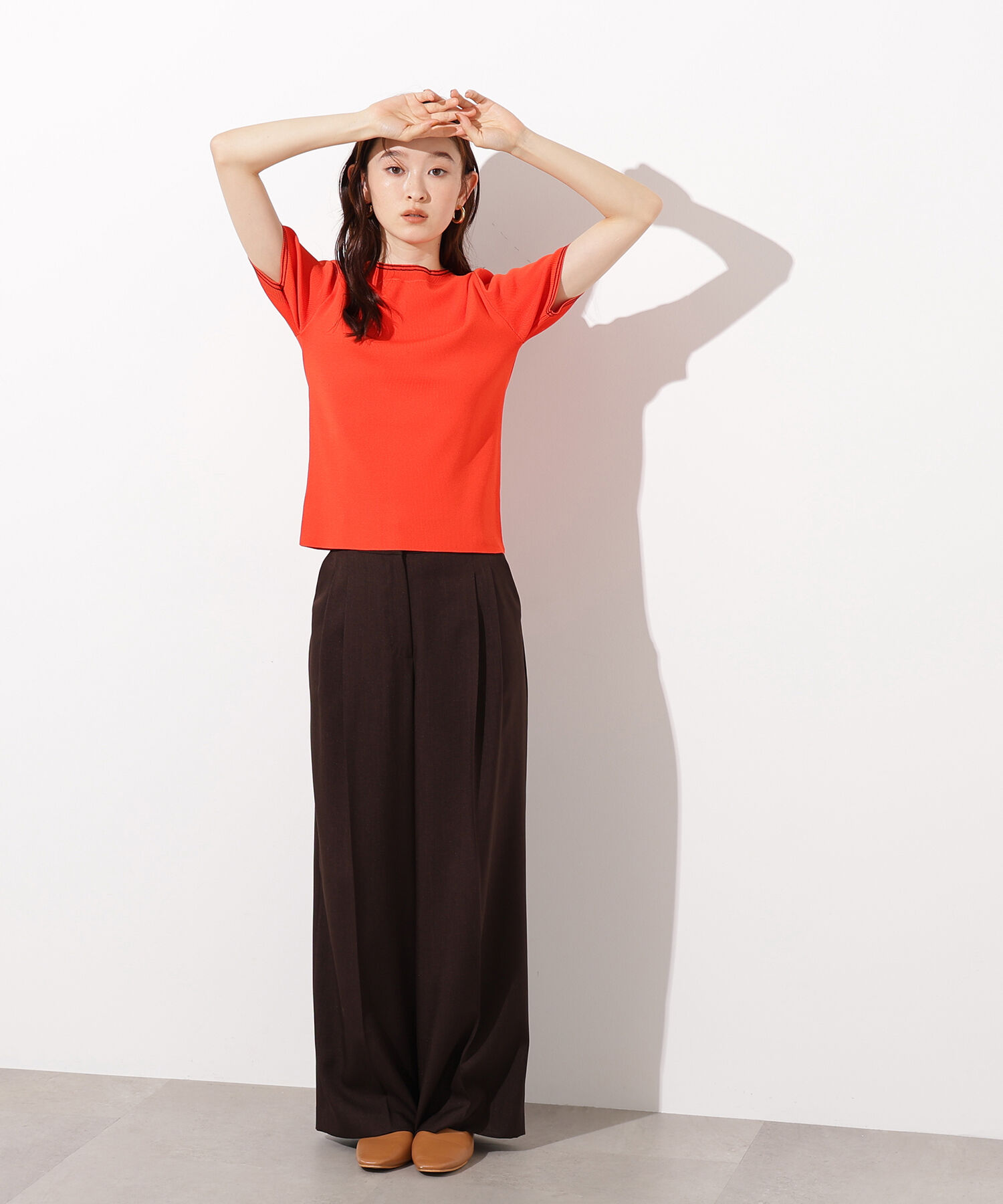  「ラインコンパクトニット」|ニット・セーター|