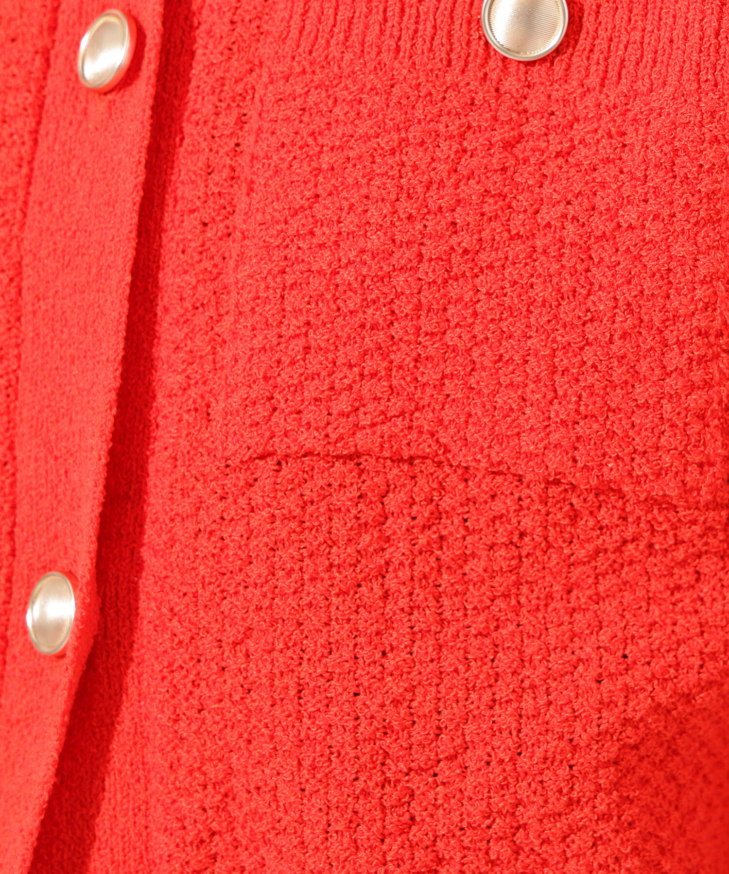  「ゴールドボタンニットカーディガン」|ニット・セーター|