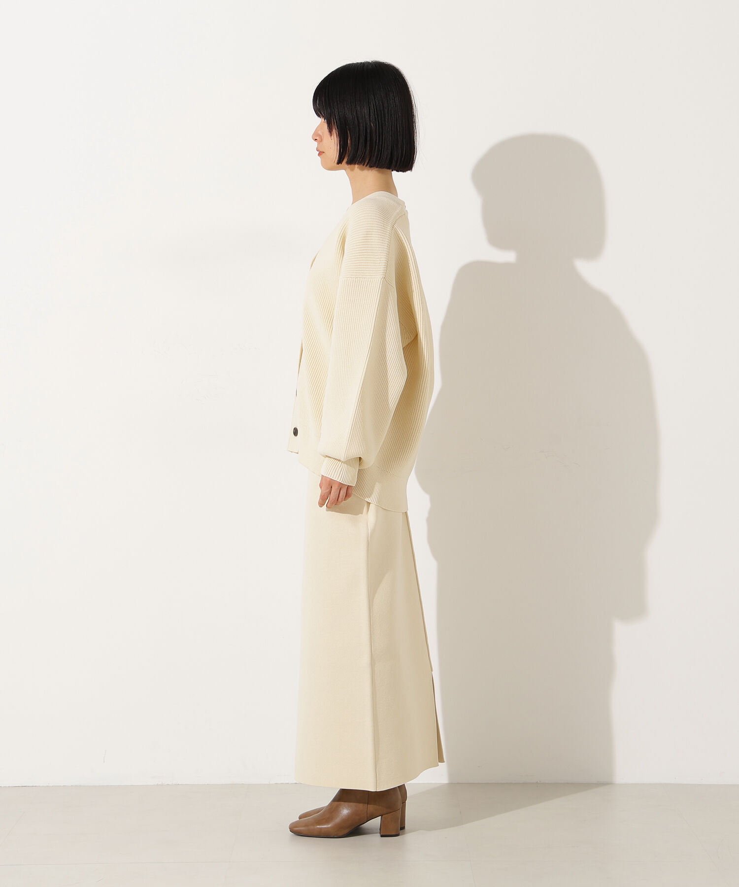  「フォルムニットカーデセットアップ」|スカート|