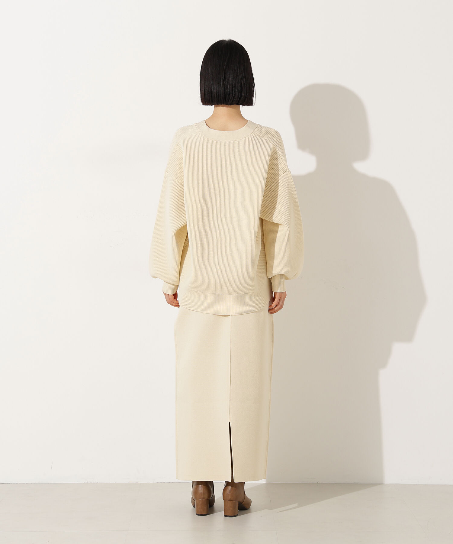  「フォルムニットカーデセットアップ」|スカート|