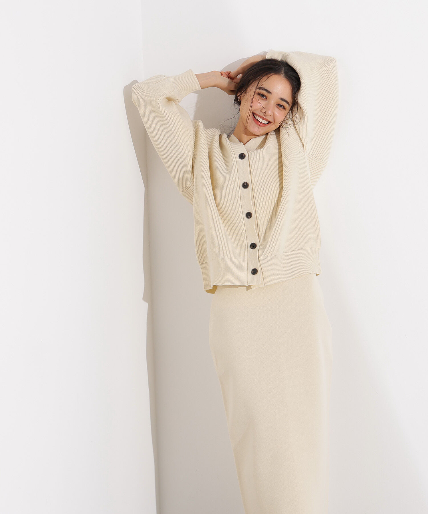  「フォルムニットカーデセットアップ」|スカート|