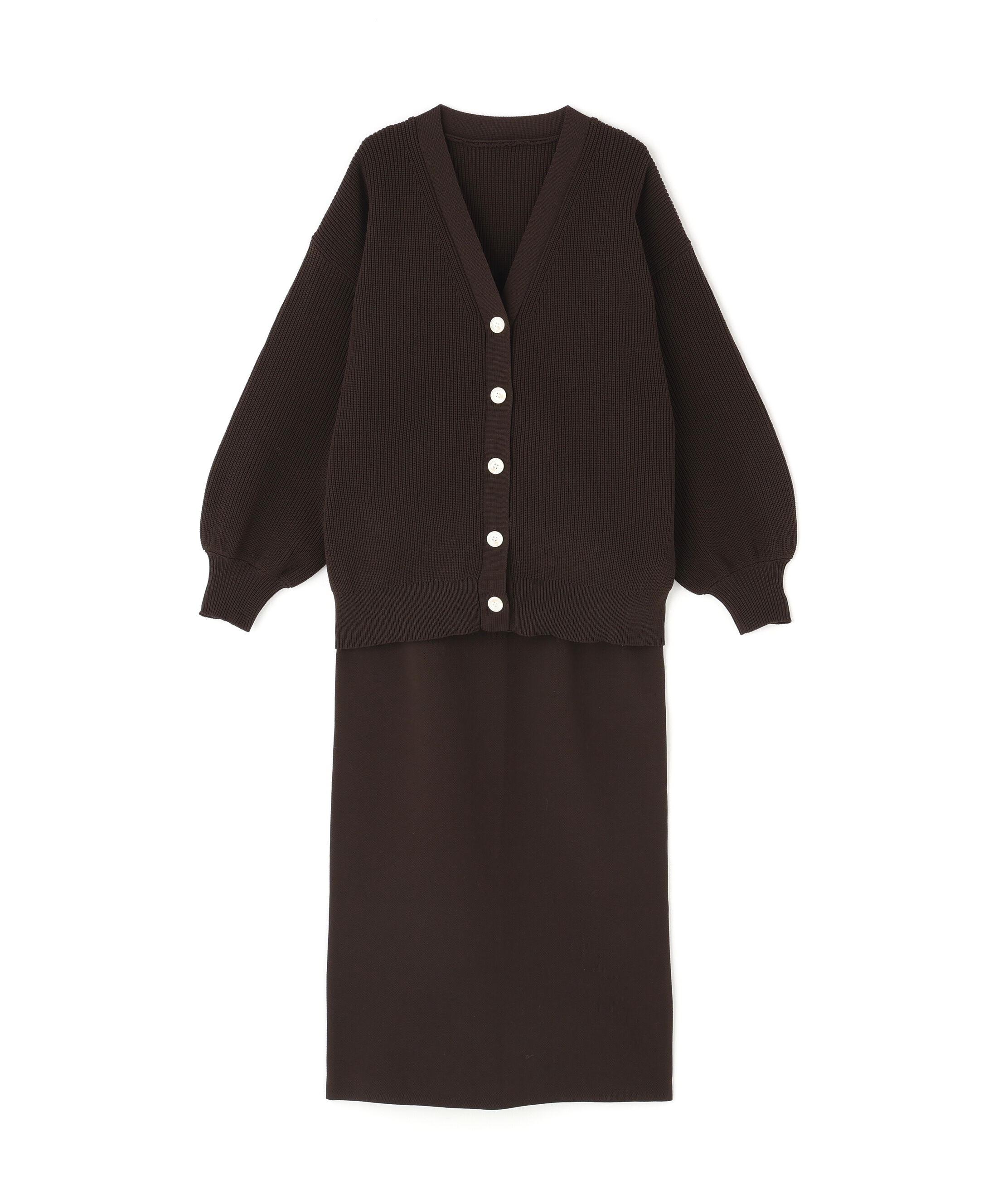  「フォルムニットカーデセットアップ」|スカート|