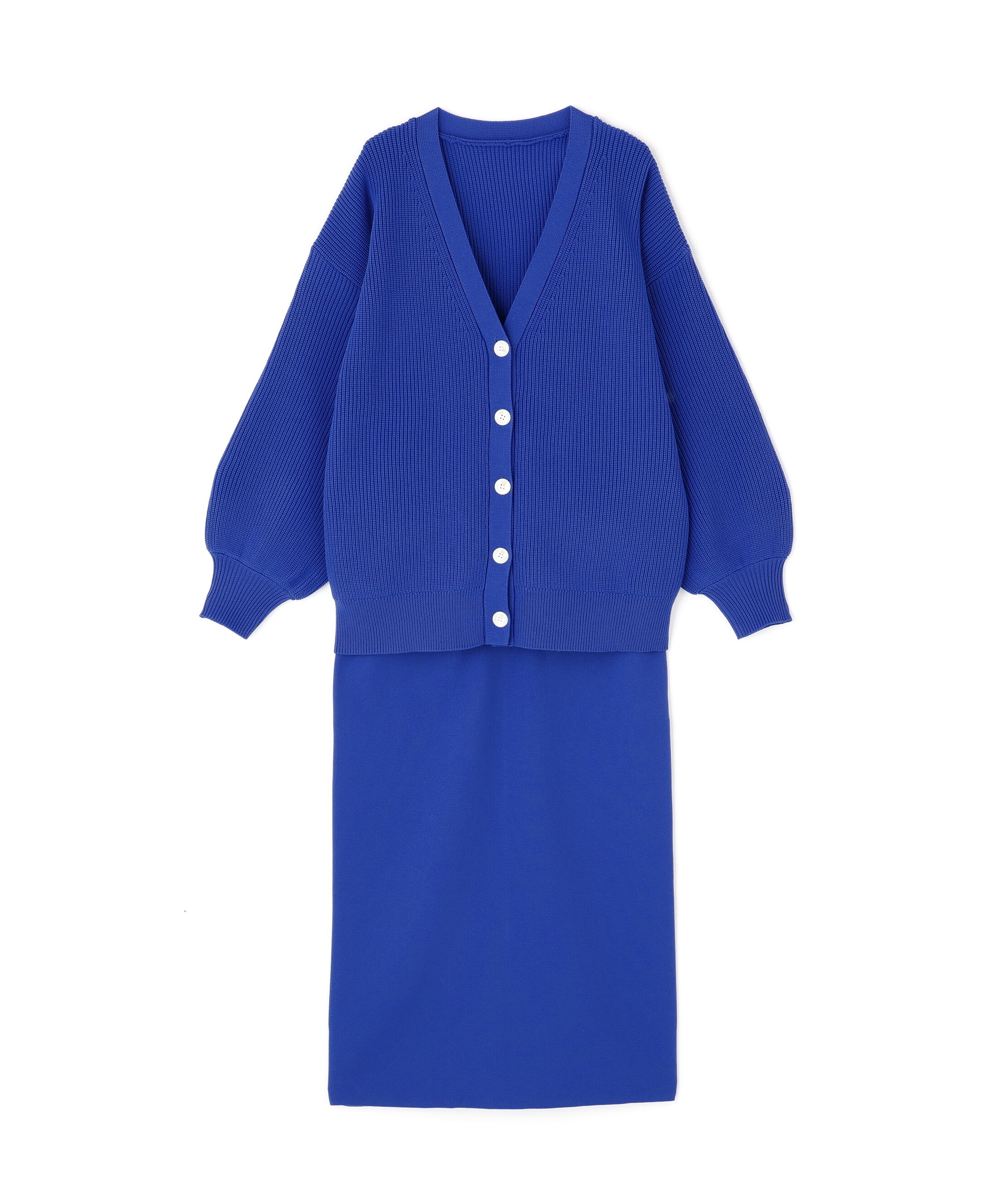  「フォルムニットカーデセットアップ」|スカート|