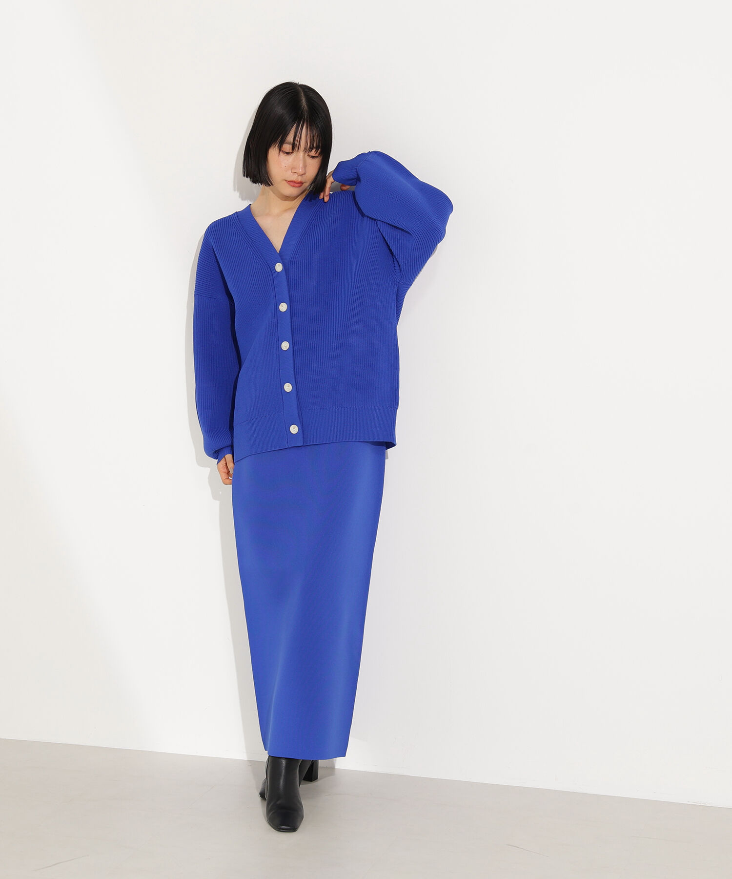  「フォルムニットカーデセットアップ」|スカート|