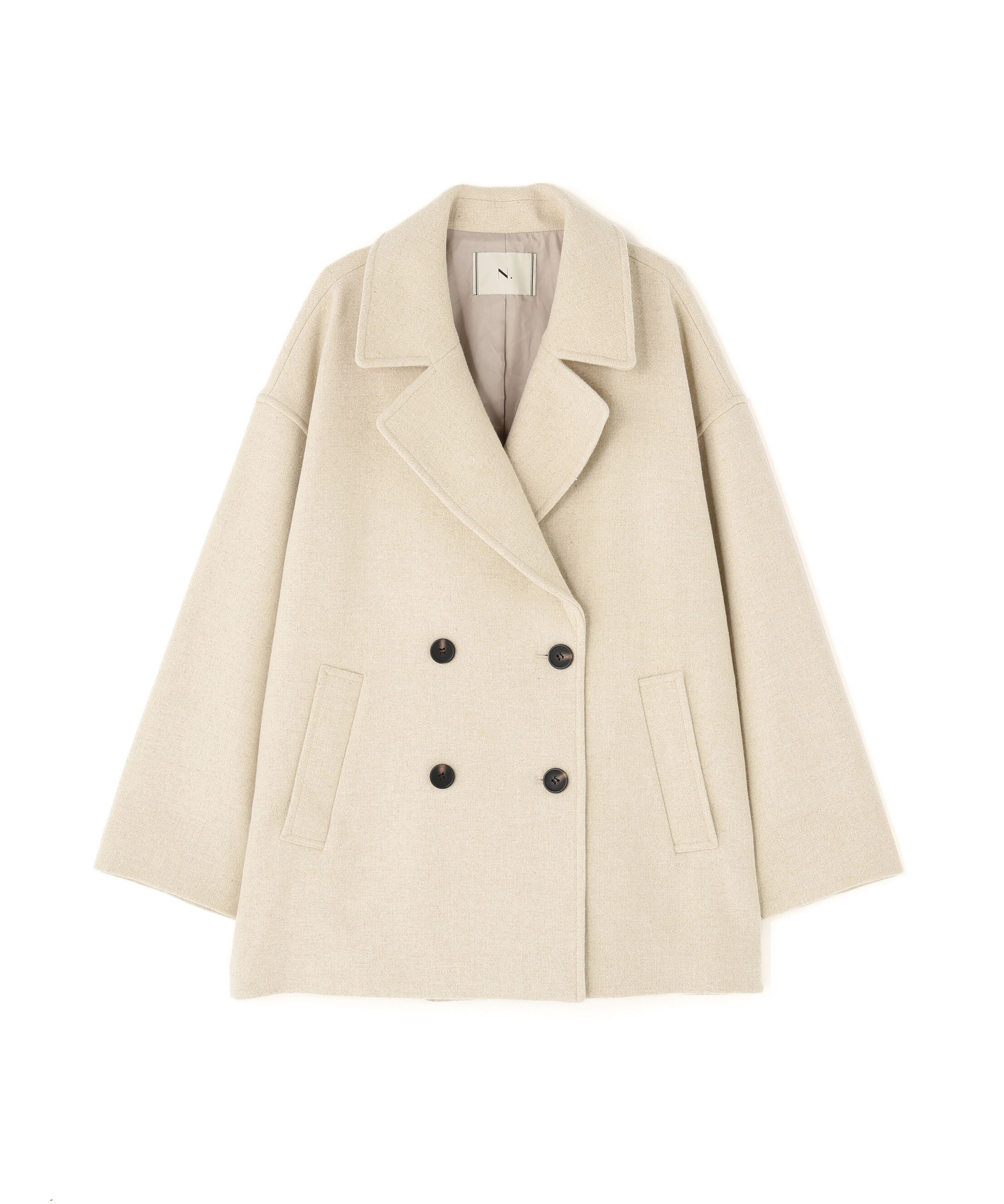  「ミドルPコート《ブラウン&times;ゴールドボタン：LUMINE・LUCUA・official site限定》」|ブルゾン・スタジャン|