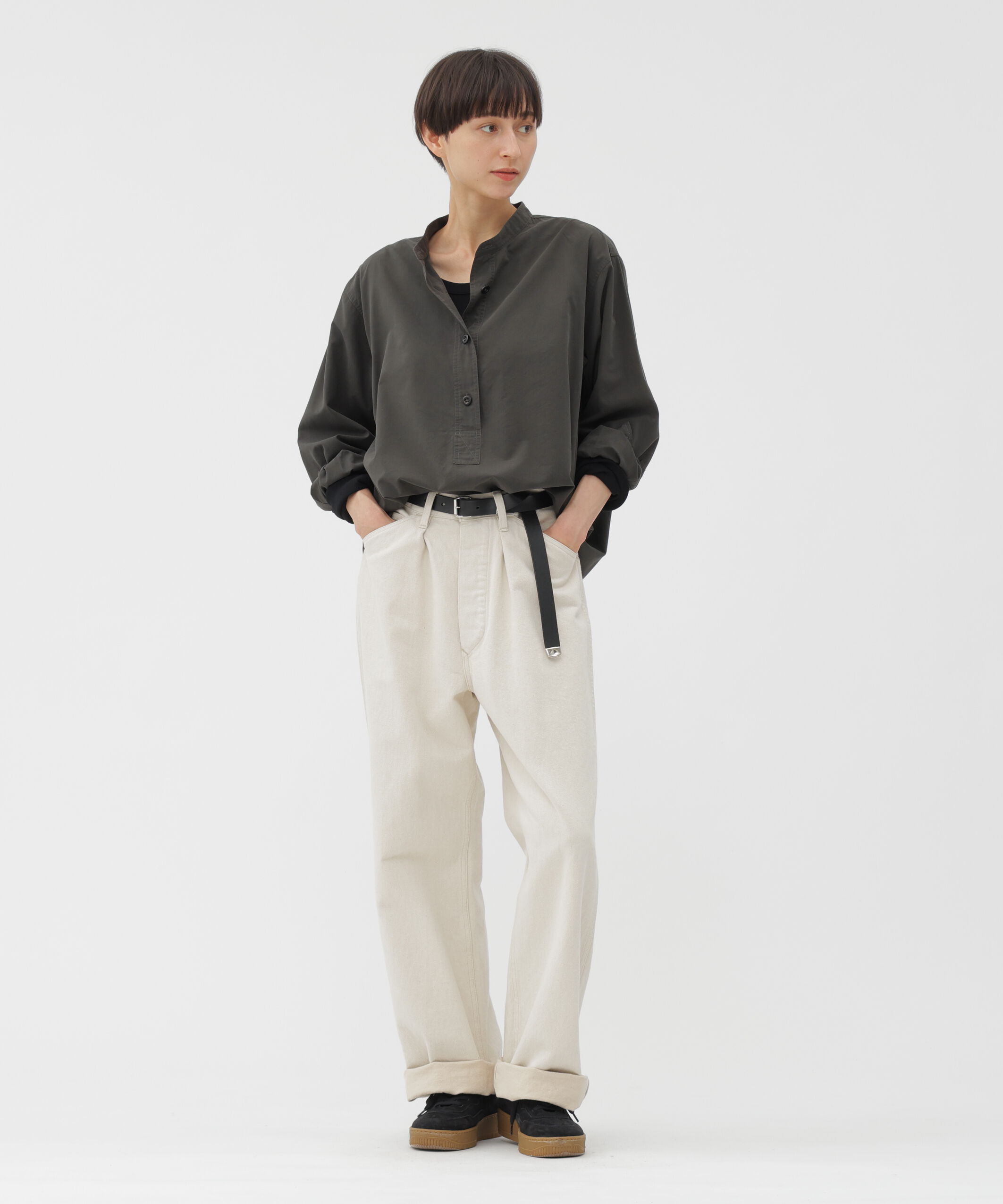 MHL.「FLUID COTTON POPLIN SHIRT」|シャツ・ブラウス|