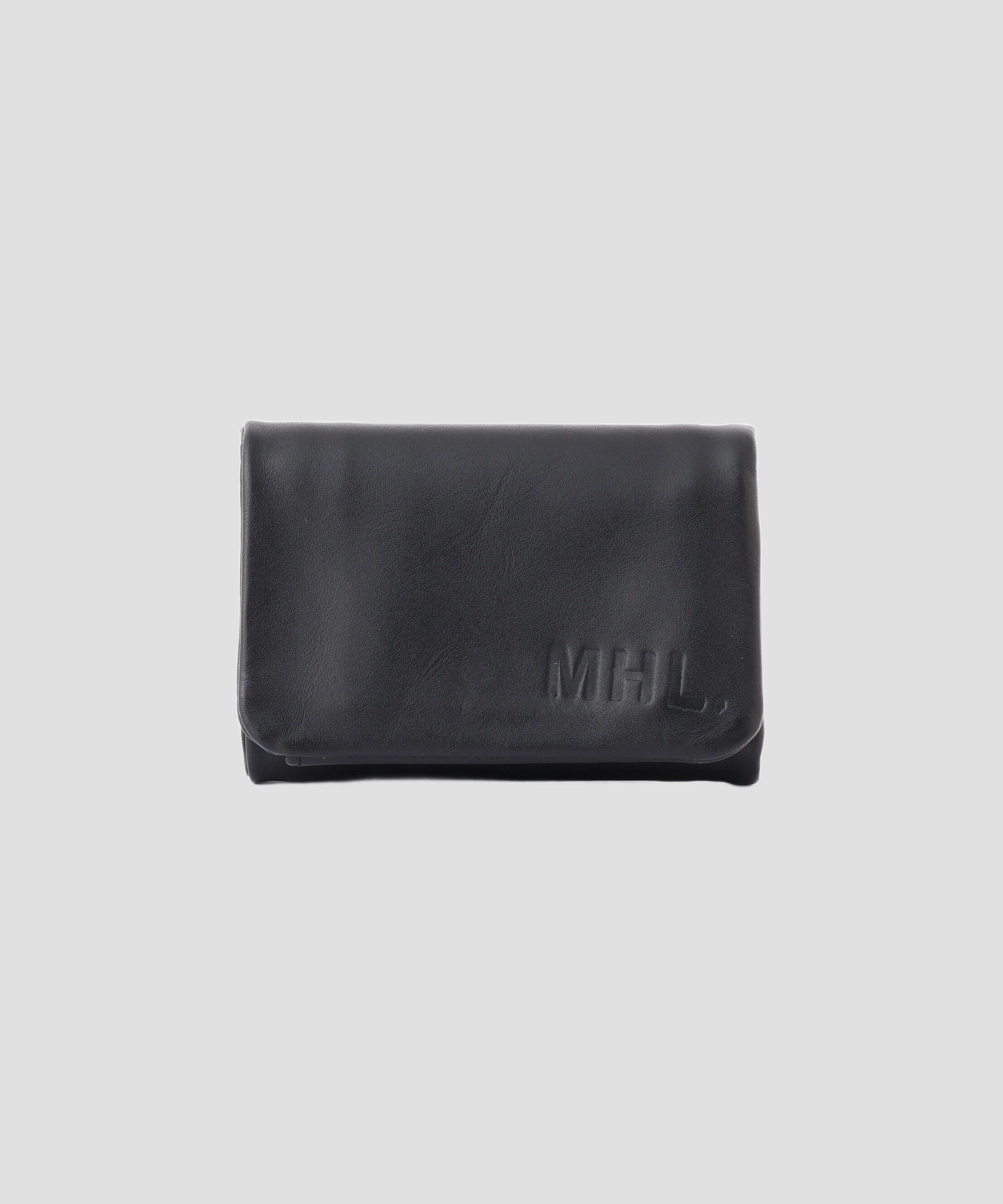 MHL.「ROUGH LEATHER」|財布|BLACK