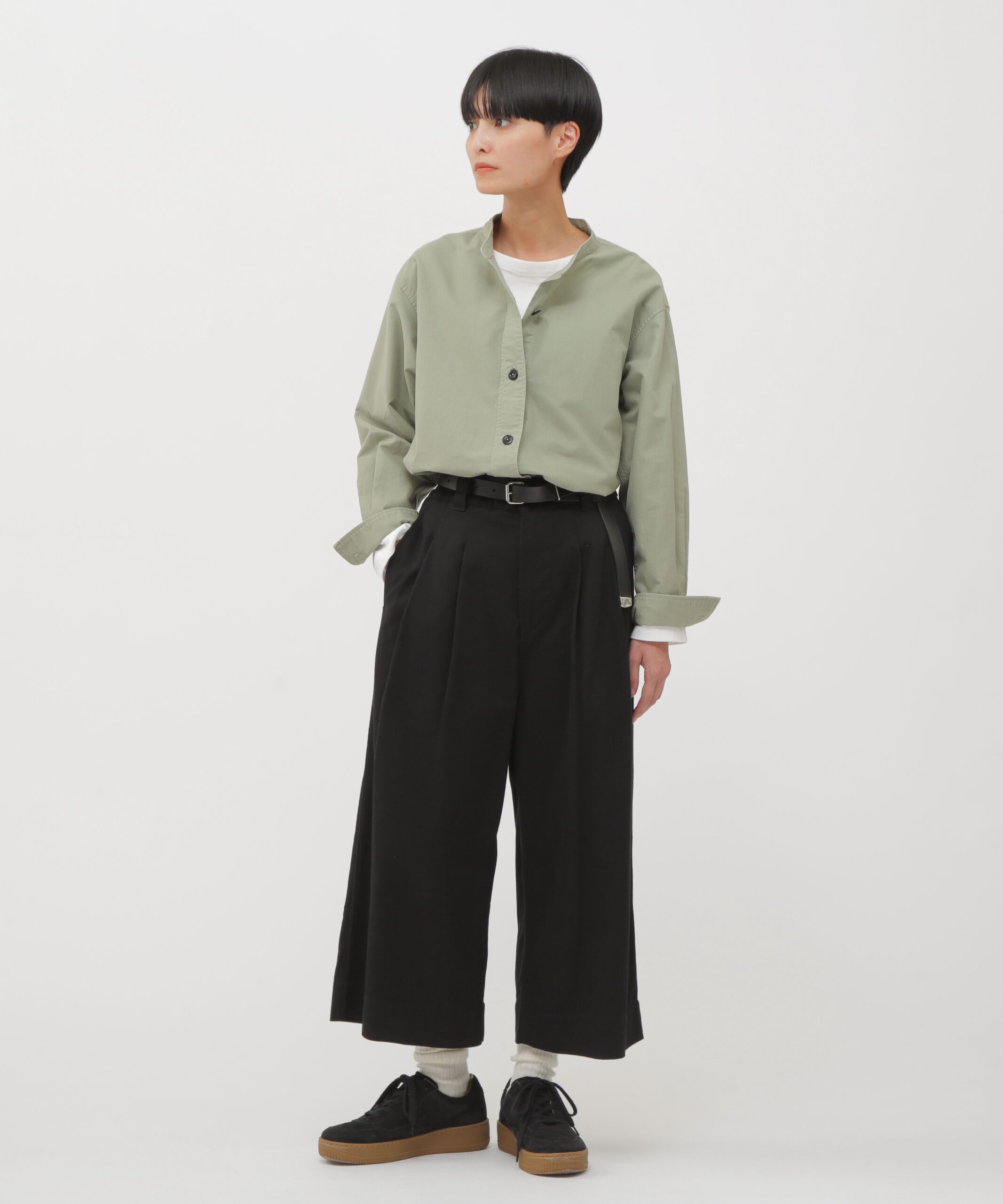 MHL.「BRUSHED SOFT DRILL TROUSERS」|その他|BLACK