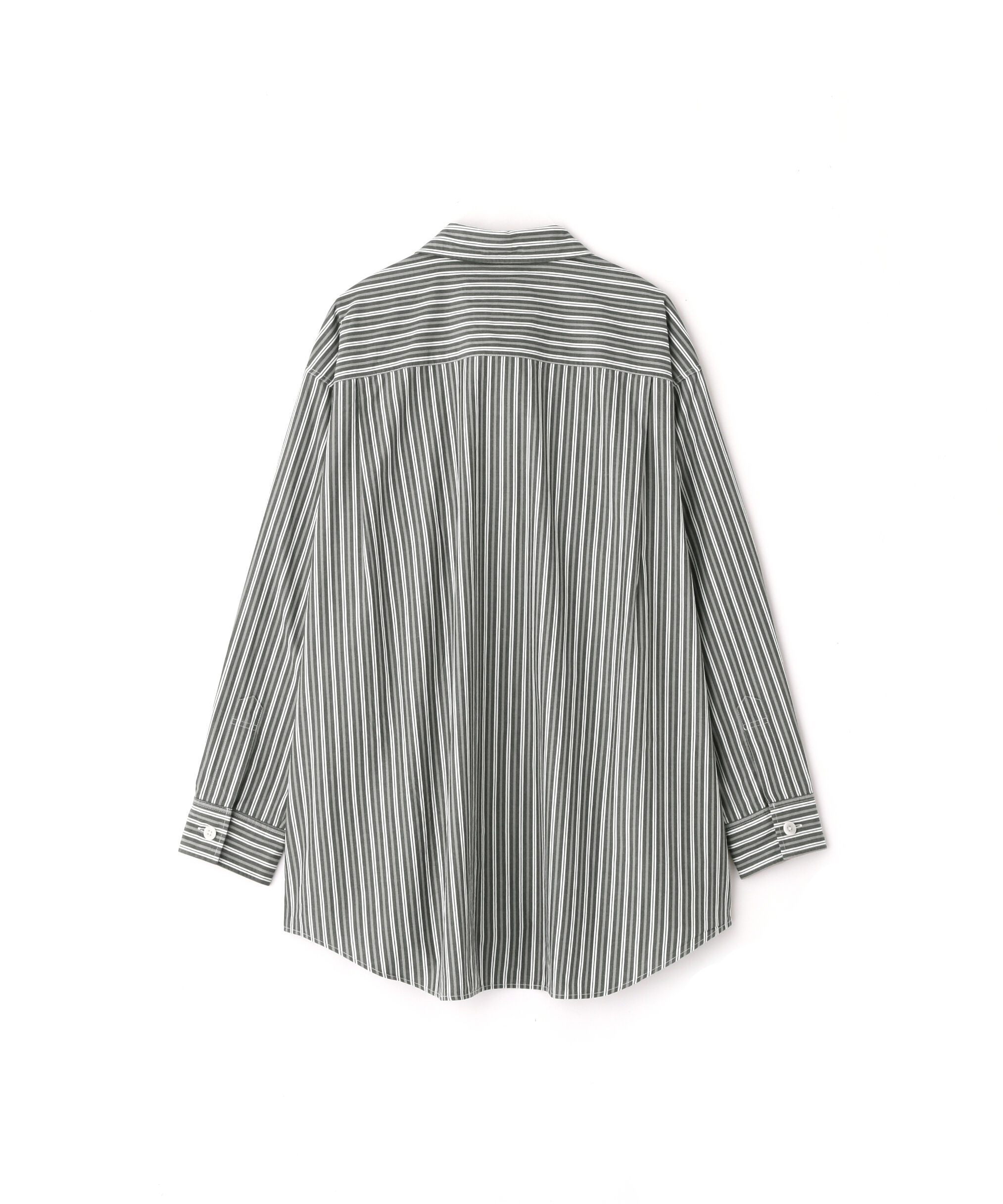 MHL.「TWO TONE COTTON STIRIPE SHIRT」|シャツ・ブラウス|