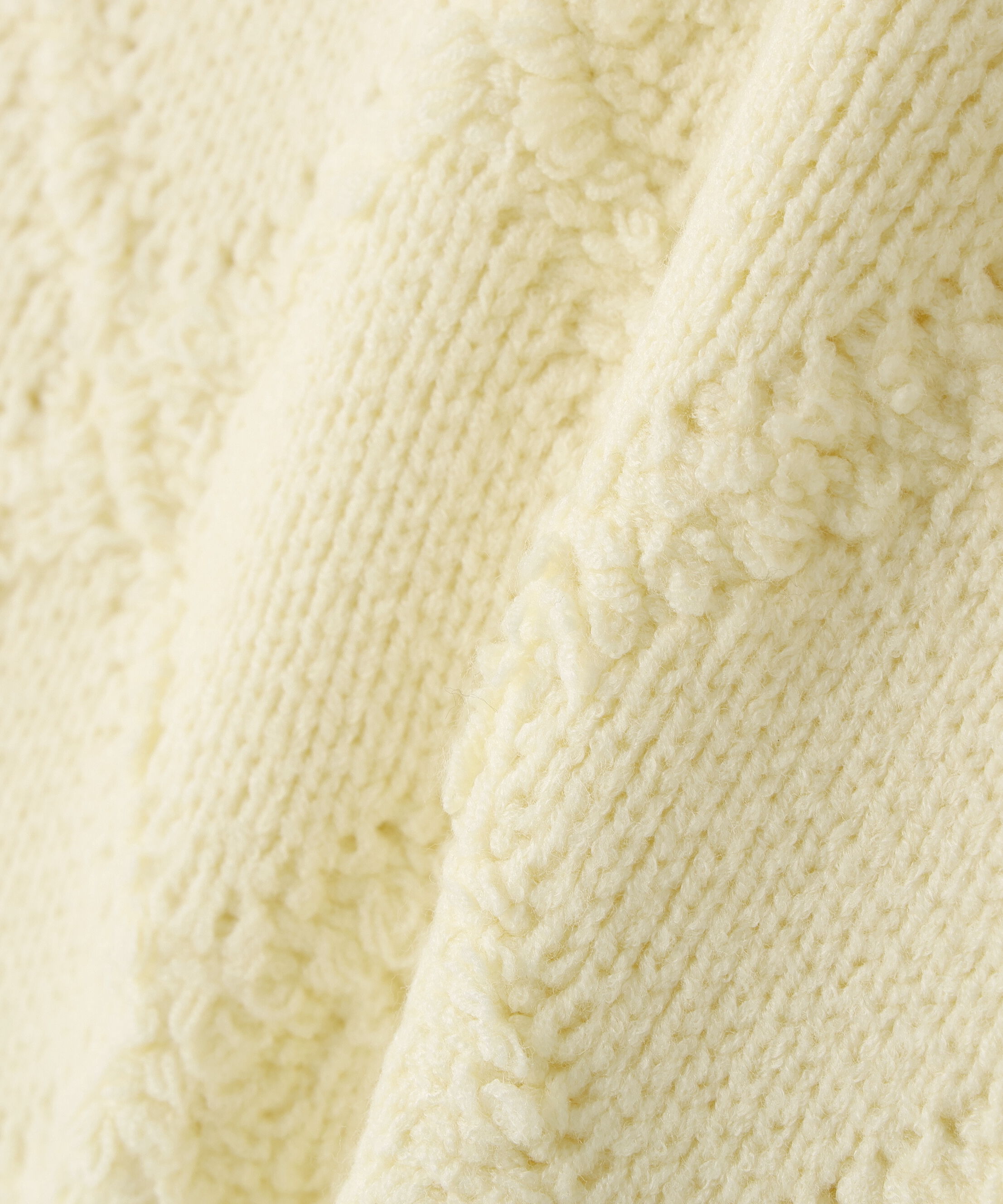  「ダイヤ柄クロップドニット」|ニット・セーター|