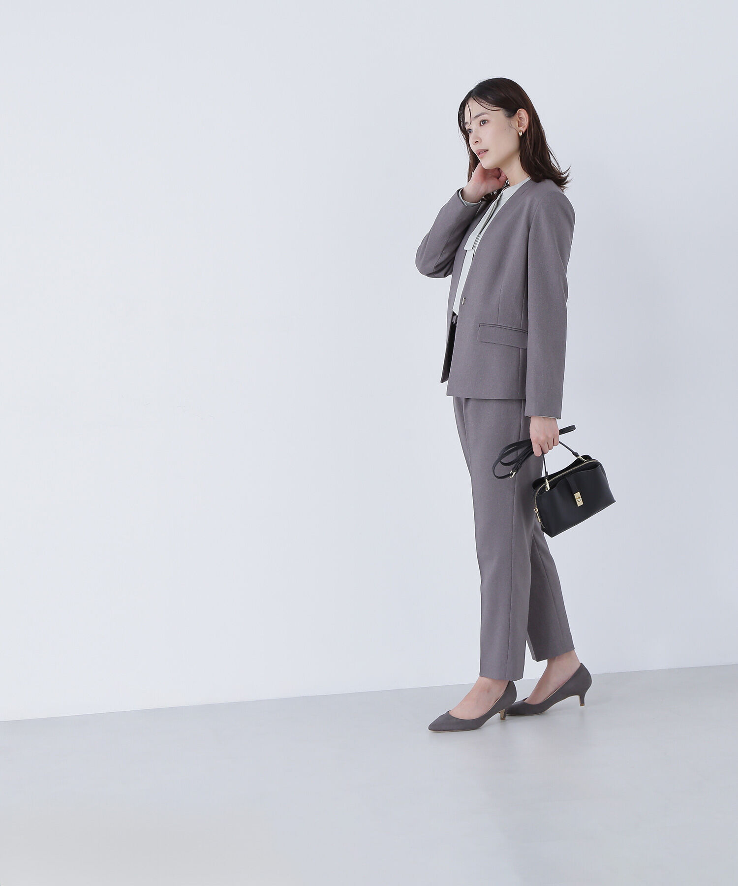  「ウーステッドライクツイル SETUP テーパードパンツ」|その他|