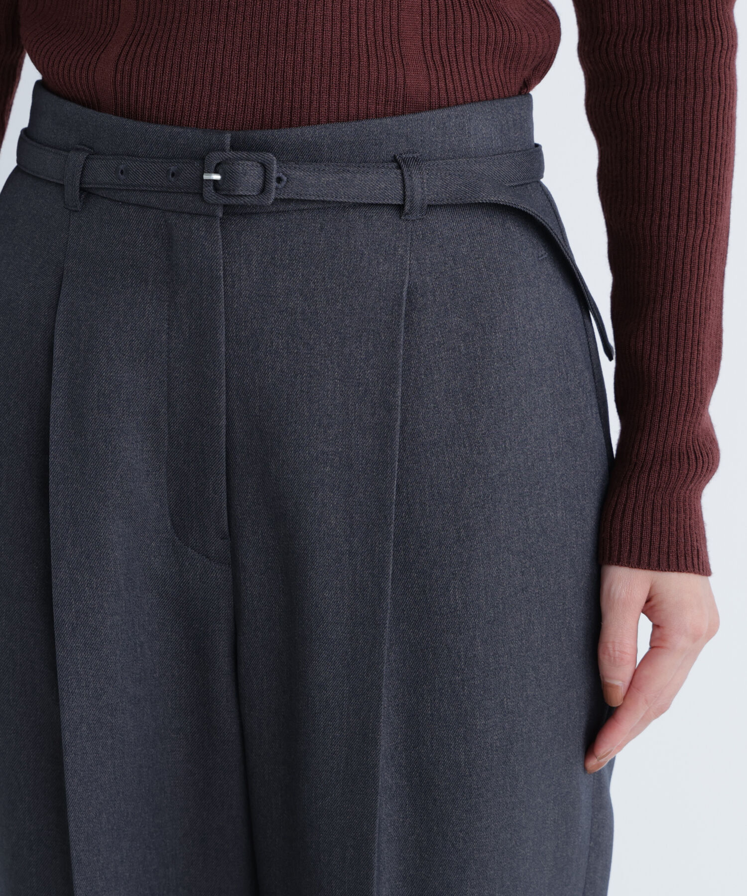  「ウーステッドライクツイル SETUP テーパードパンツ」|その他|