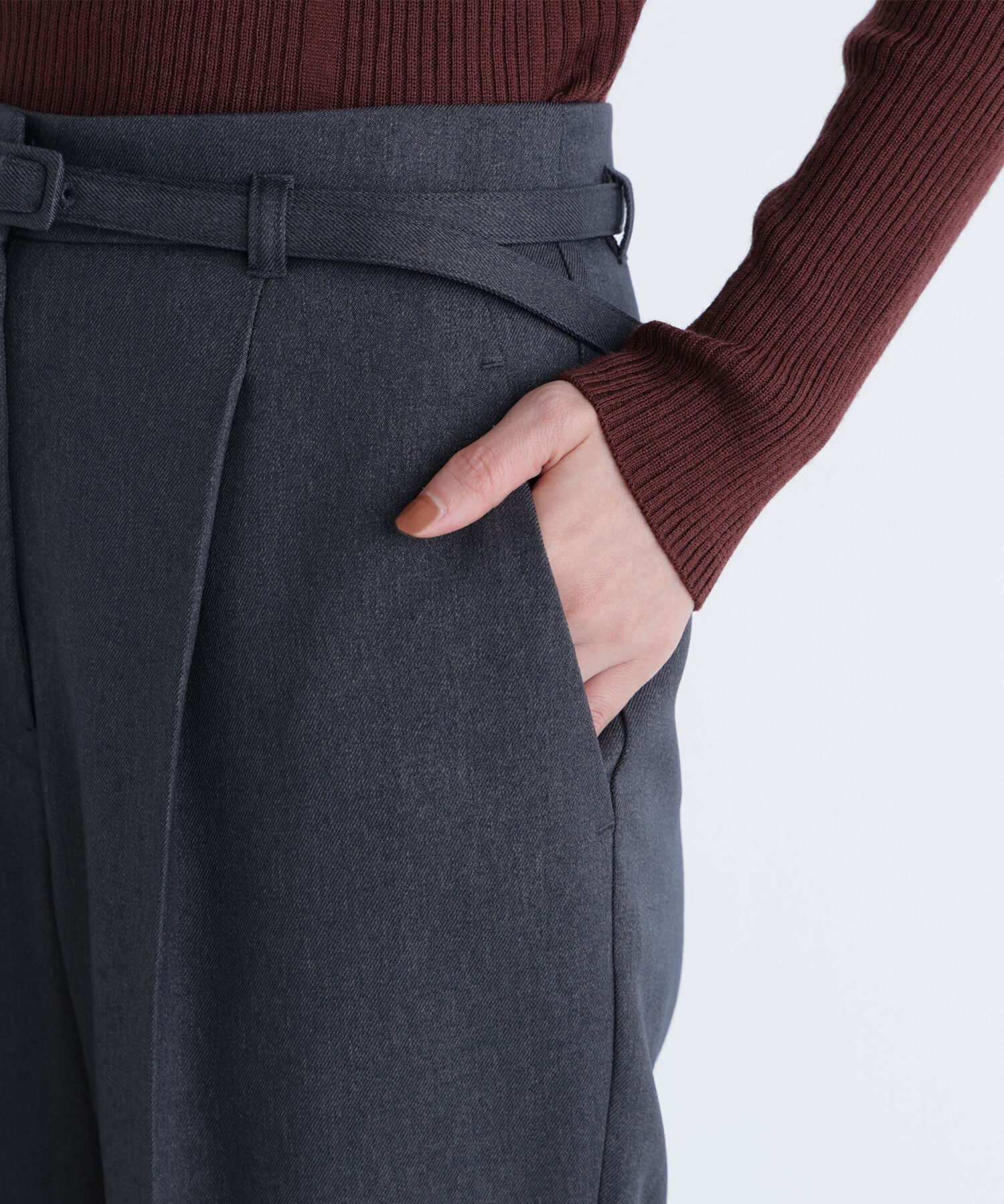  「ウーステッドライクツイル SETUP テーパードパンツ」|その他|